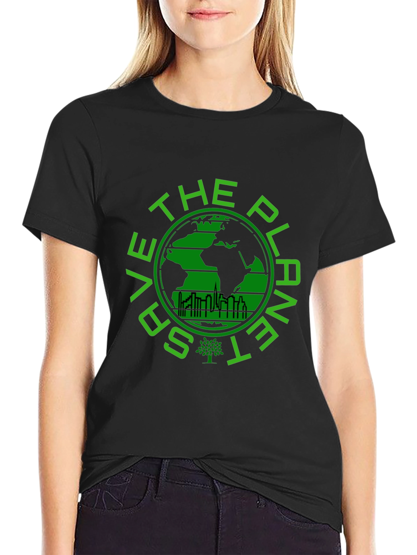 Save the Planet Graphic T-Shirt - Eco-Friendly Design