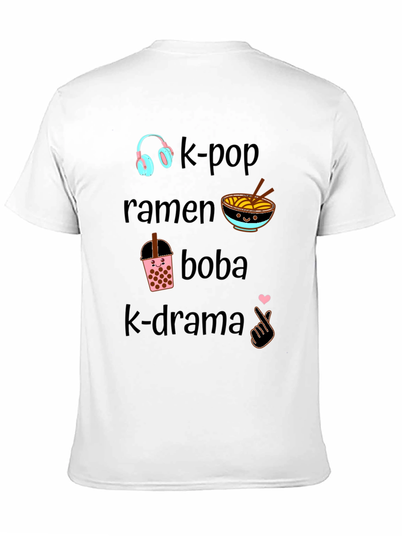 K-Pop Ramen Boba K-Drama Tee