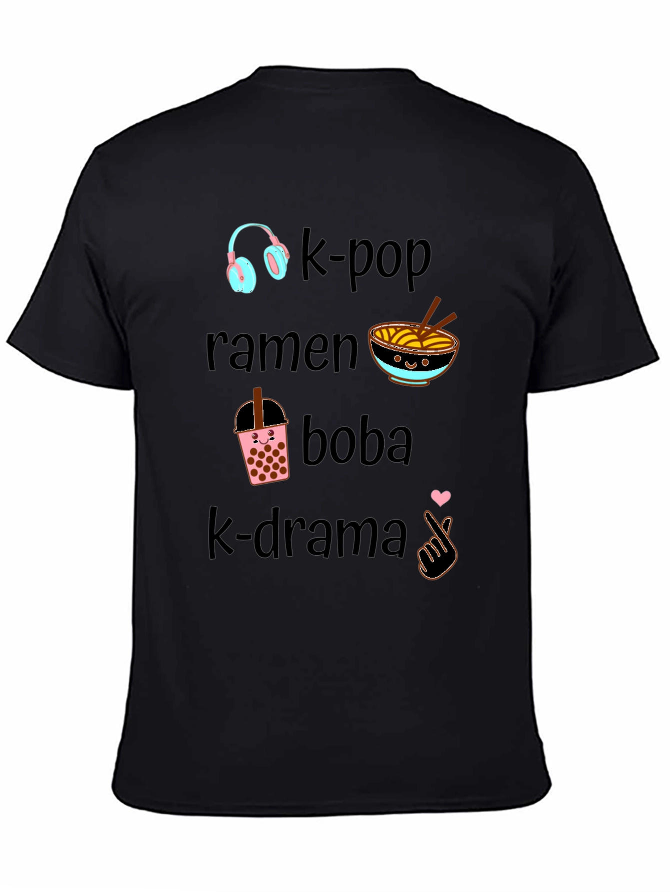 K-Pop Ramen Boba K-Drama Tee