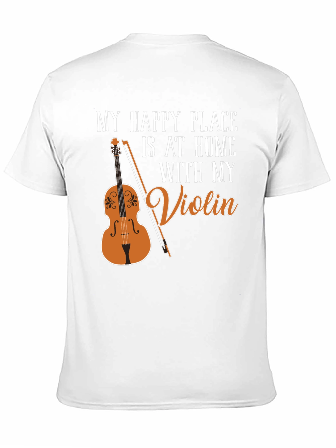 My Happy Place Violin T-Shirt - Musicians Tee