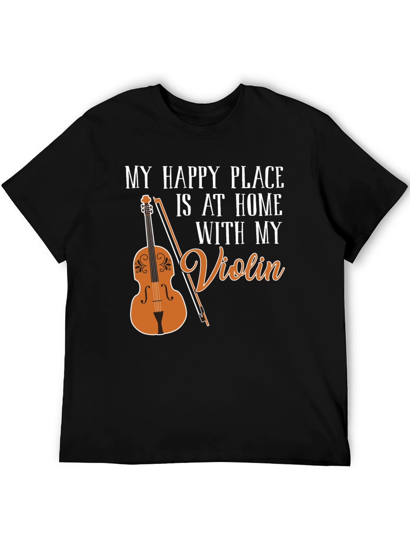 My Happy Place Violin T-Shirt - Musicians Tee