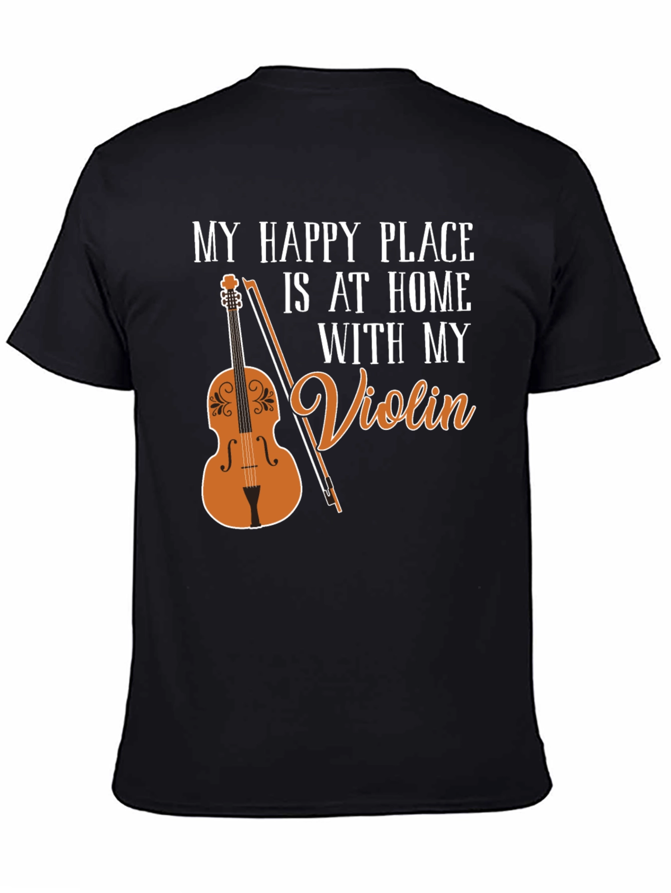 My Happy Place Violin T-Shirt - Musicians Tee