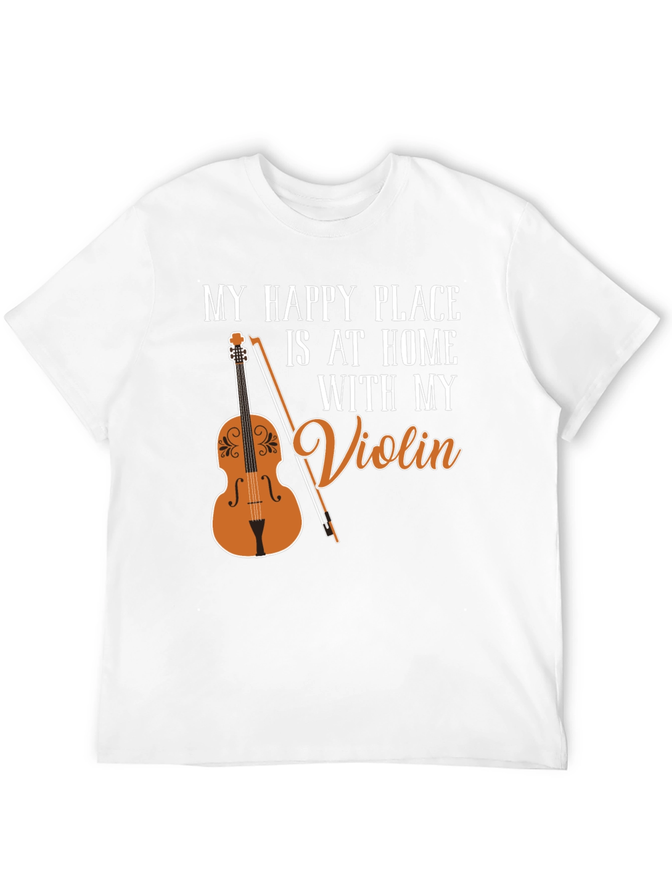 My Happy Place Violin T-Shirt - Musicians Tee
