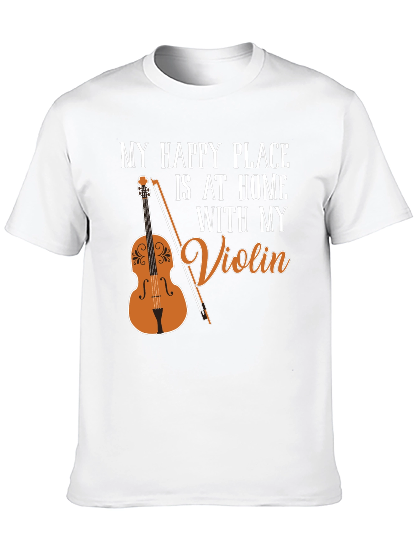 My Happy Place Violin T-Shirt - Musicians Tee