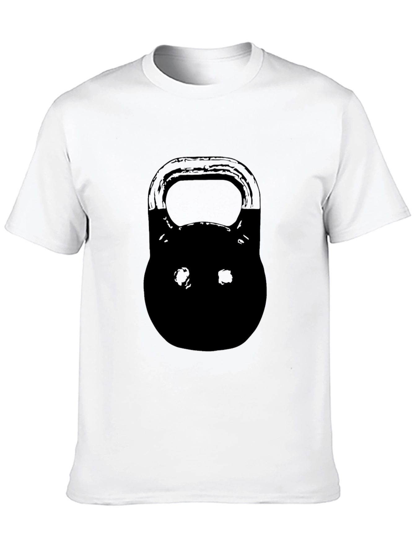 Black Kettlebell Graphic T-Shirt - Fitness Apparel