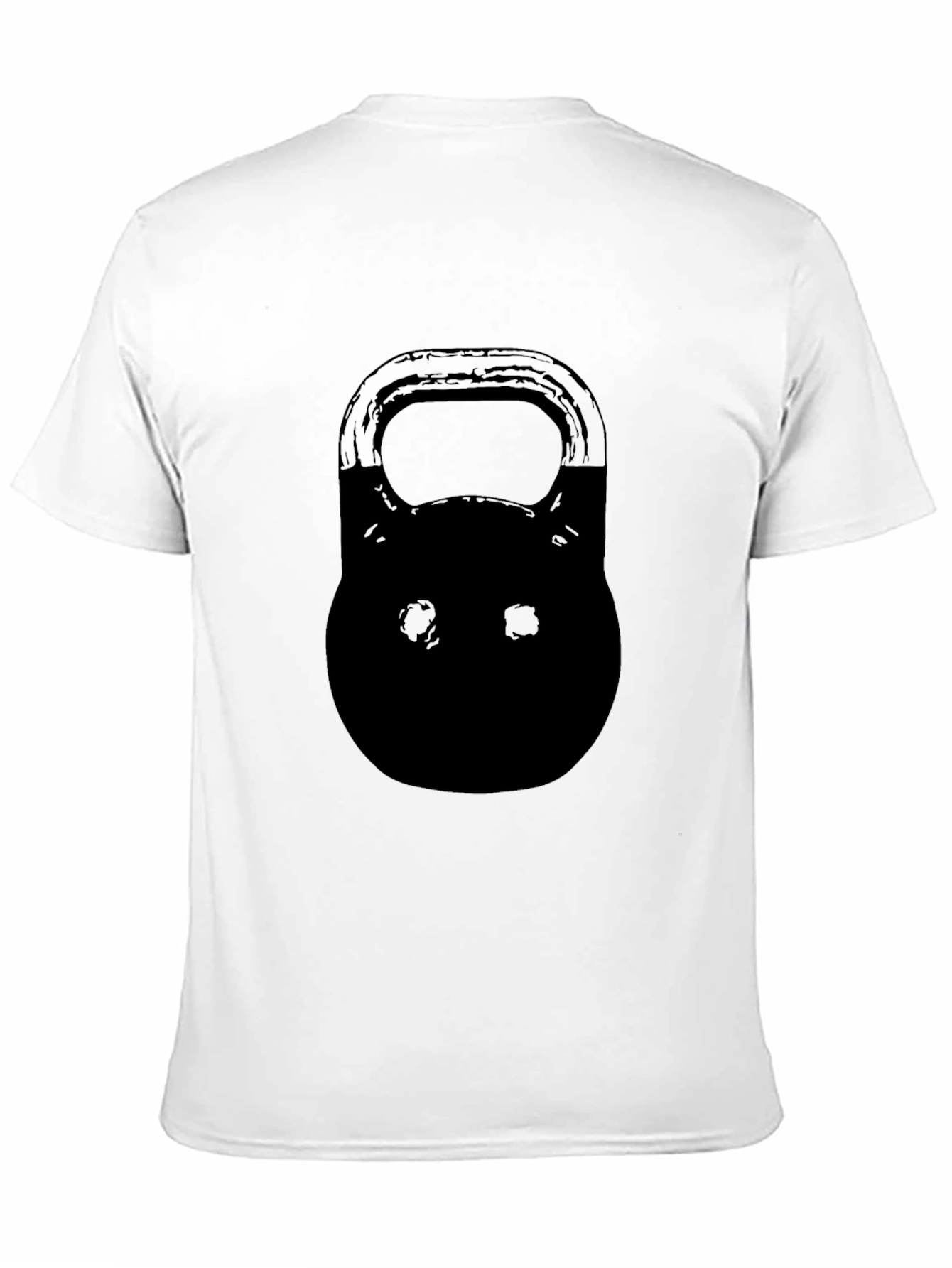Black Kettlebell Graphic T-Shirt - Fitness Apparel