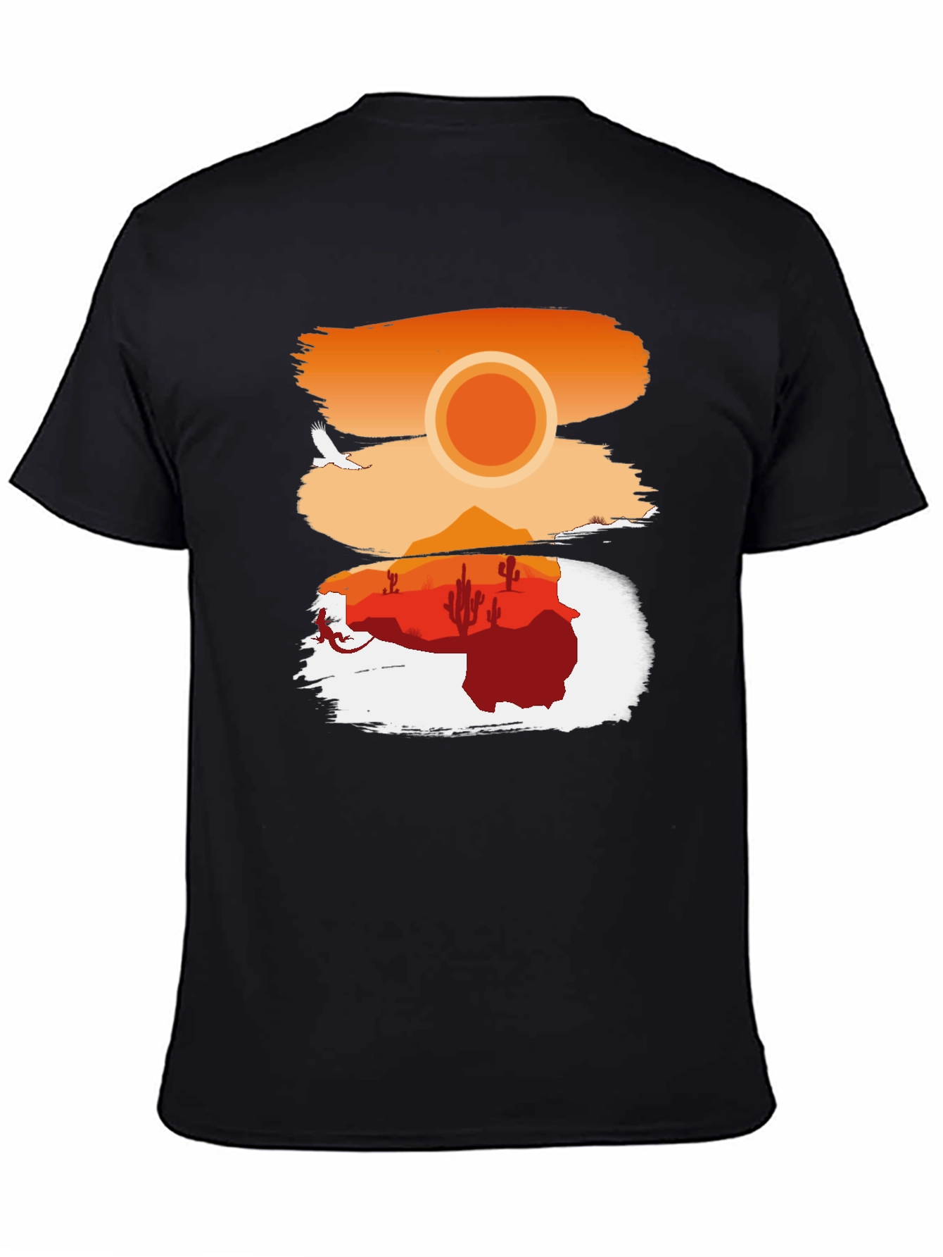 Desert Sunset Graphic T-Shirt