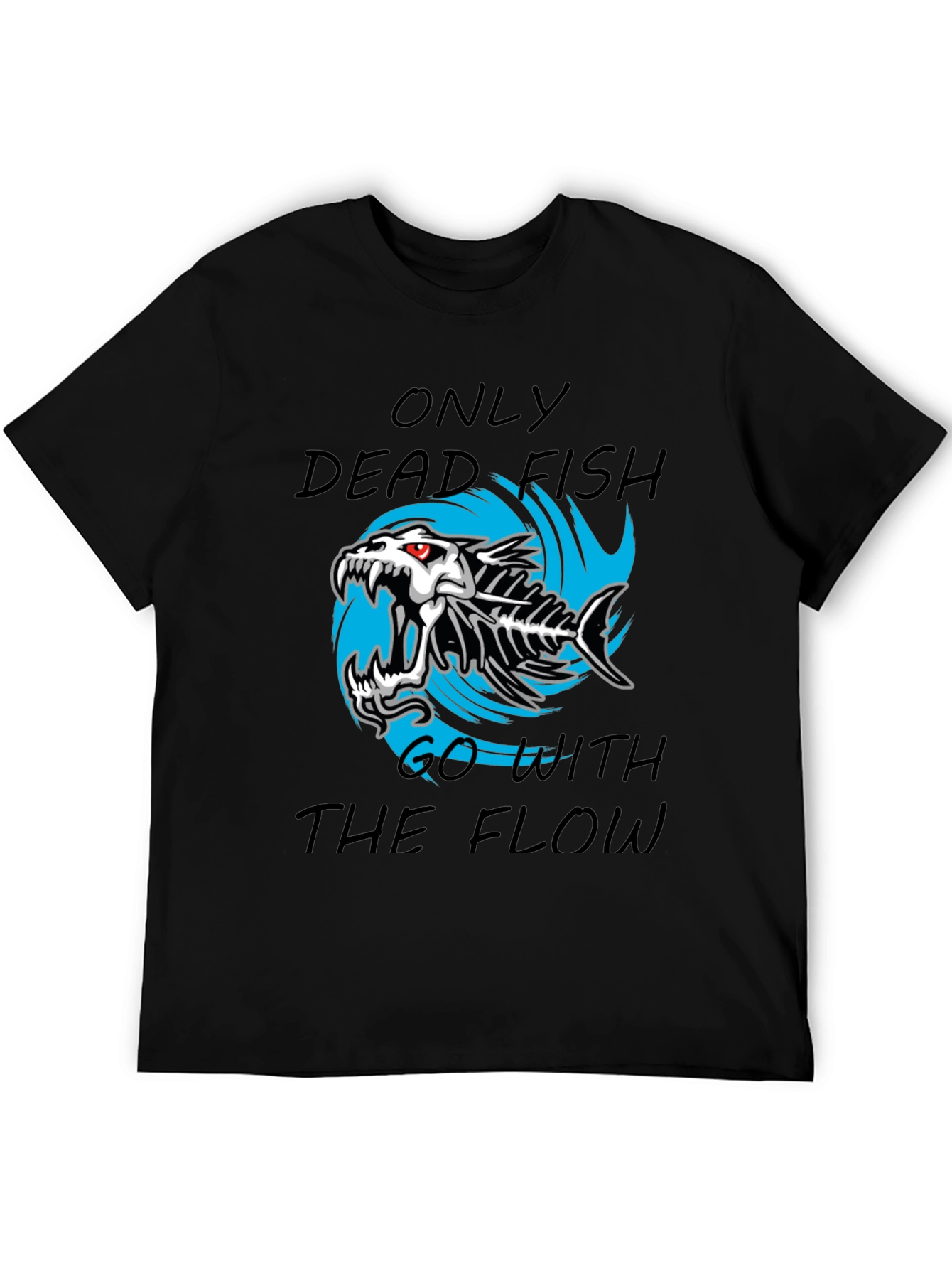 Dead Fish Flow Graphic T-Shirt