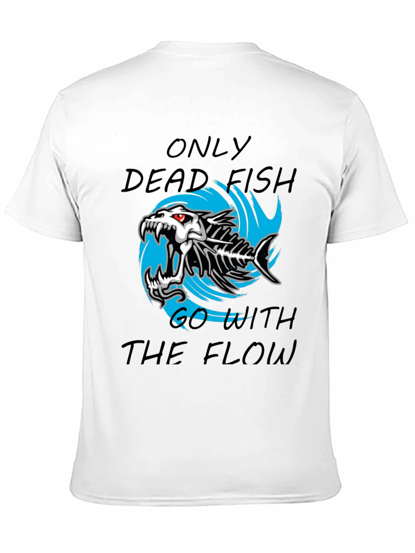 Dead Fish Flow Graphic T-Shirt