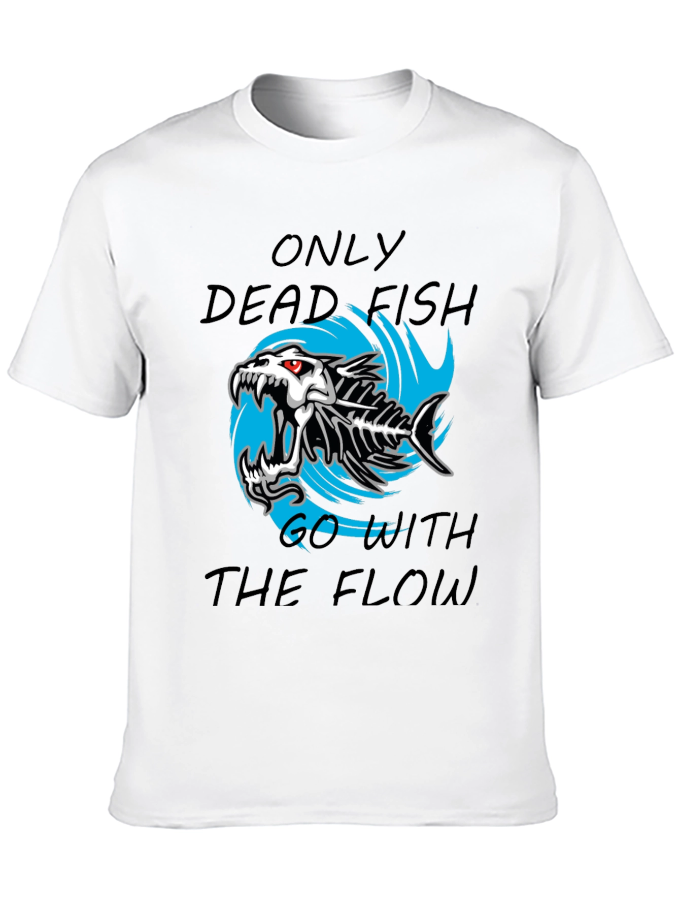 Dead Fish Flow Graphic T-Shirt
