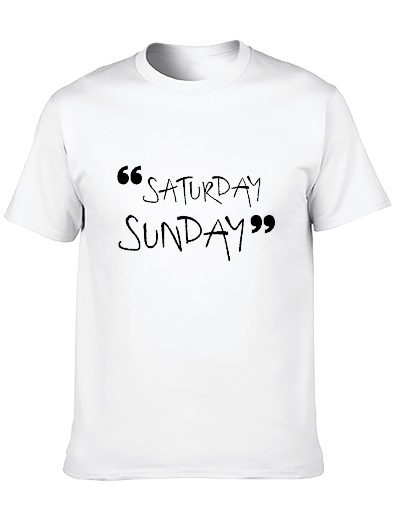 Saturday Sunday Graphic Tee - Casual Comfort