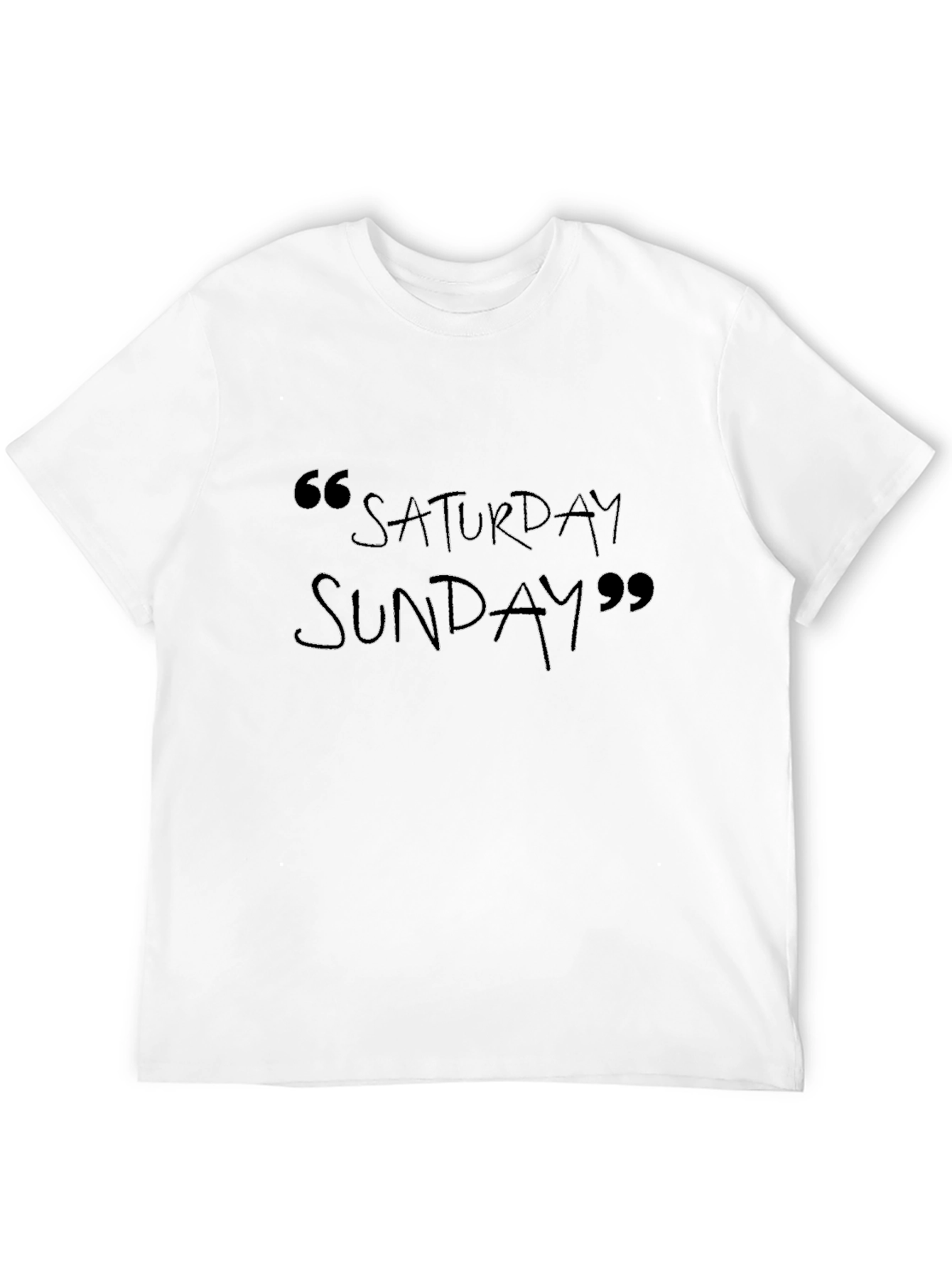 Saturday Sunday Graphic Tee - Casual Comfort