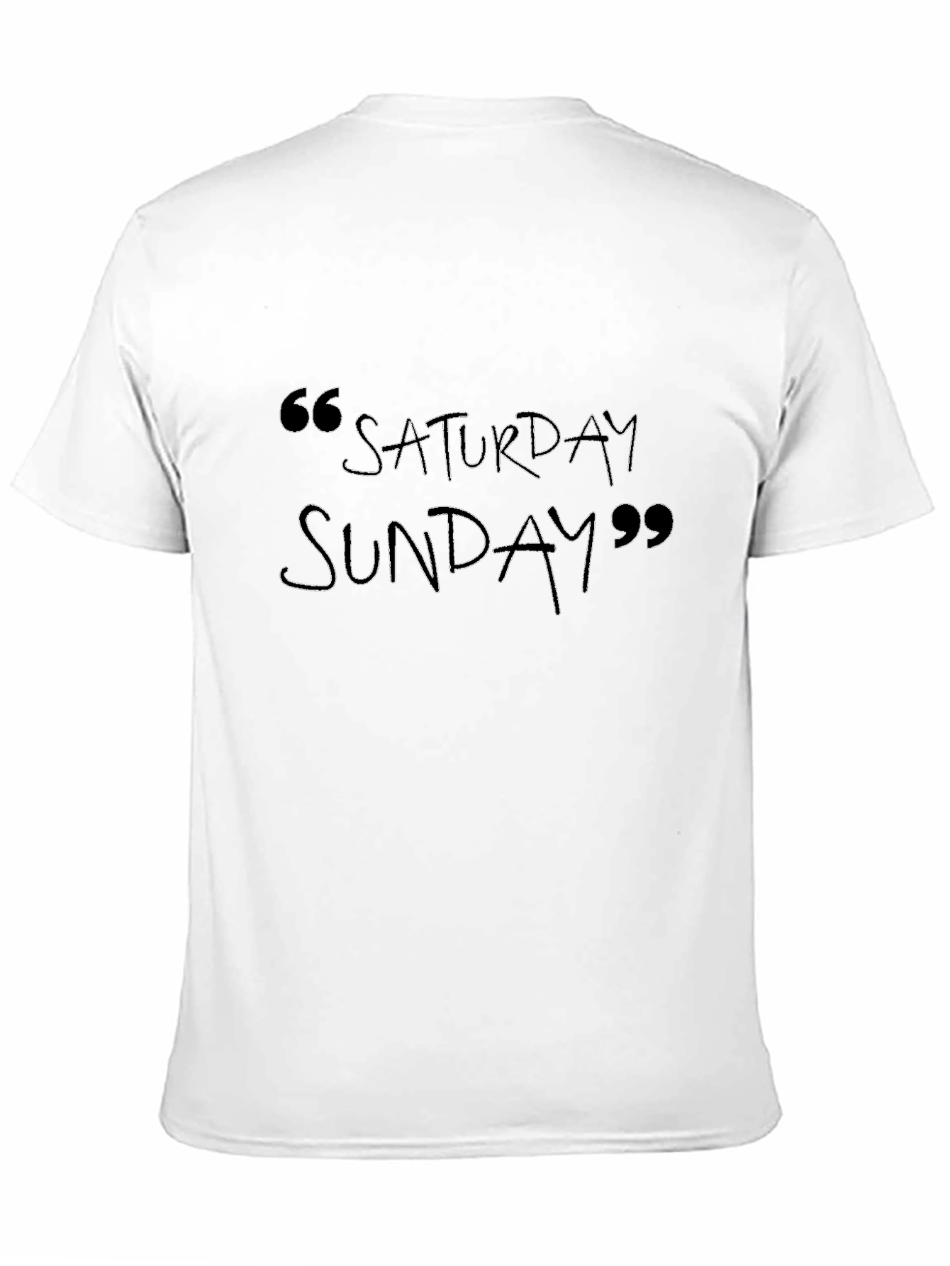 Saturday Sunday Graphic Tee - Casual Comfort