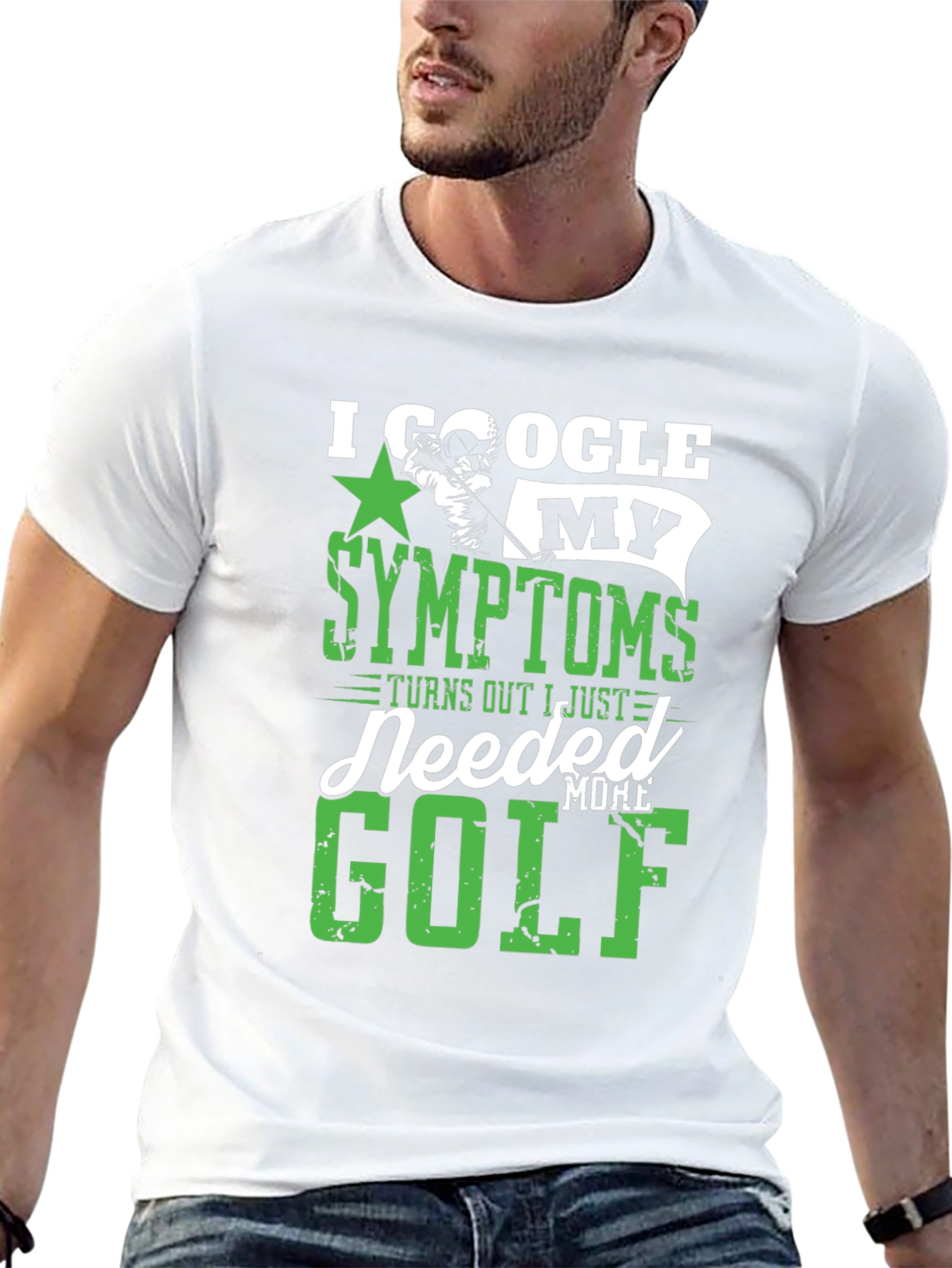 I Google My Symptoms Golf T-Shirt