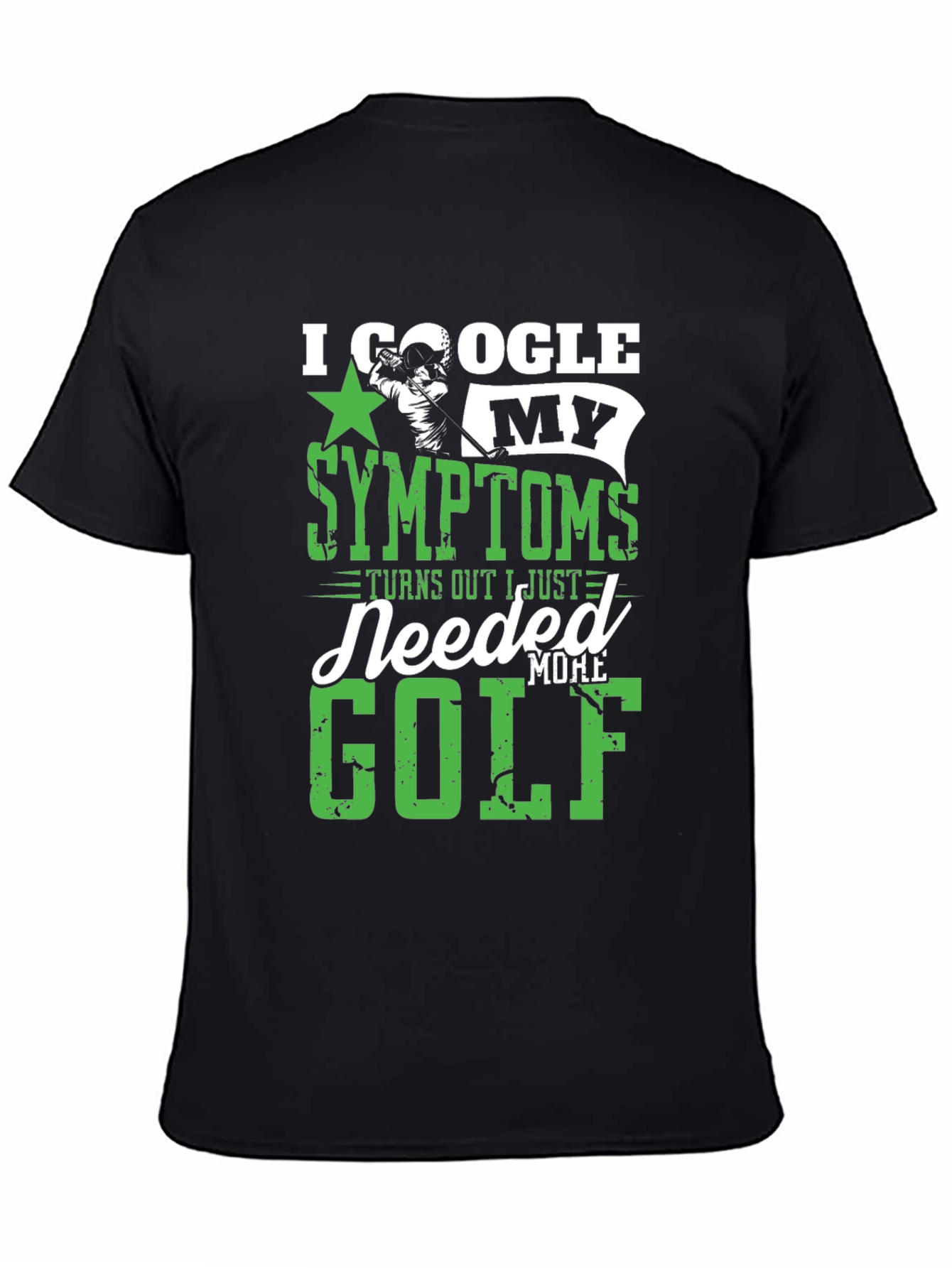 I Google My Symptoms Golf T-Shirt