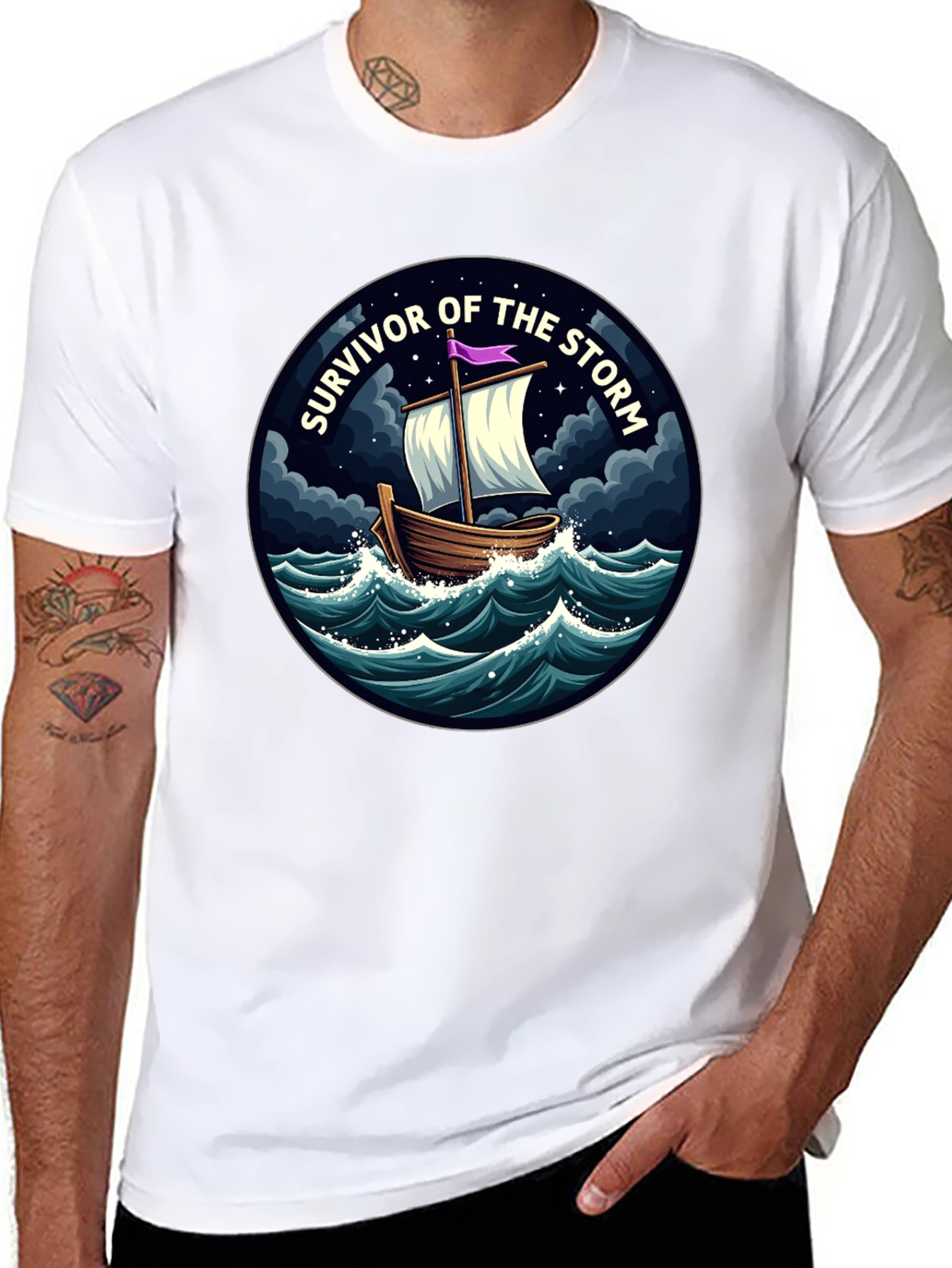 Survivor of the Storm Graphic Tee