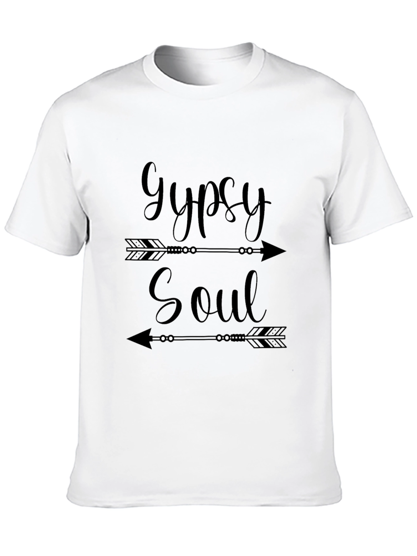 Gypsy Soul Graphic Print Black T-Shirt