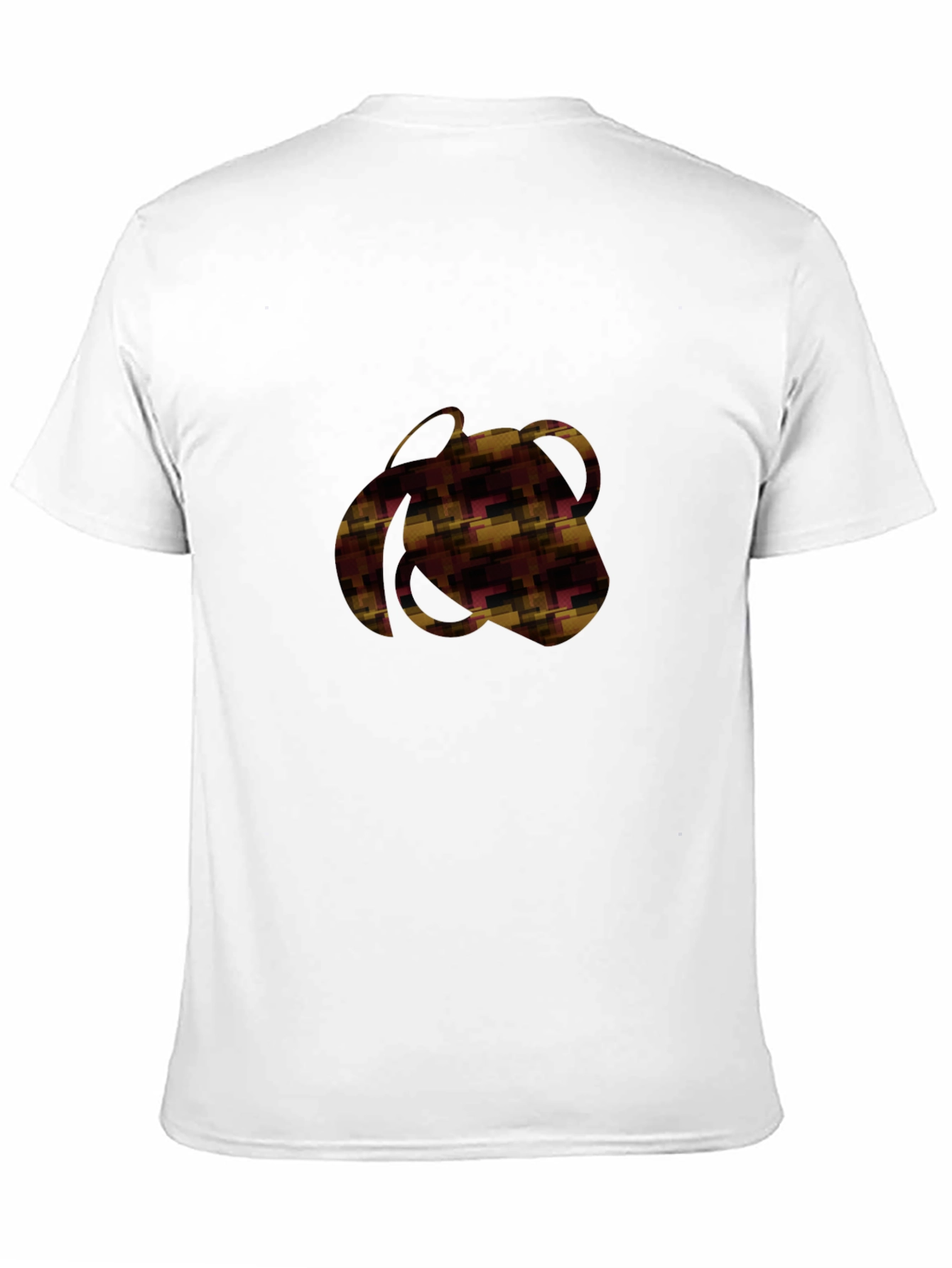 Abstract Pattern Black T-Shirt