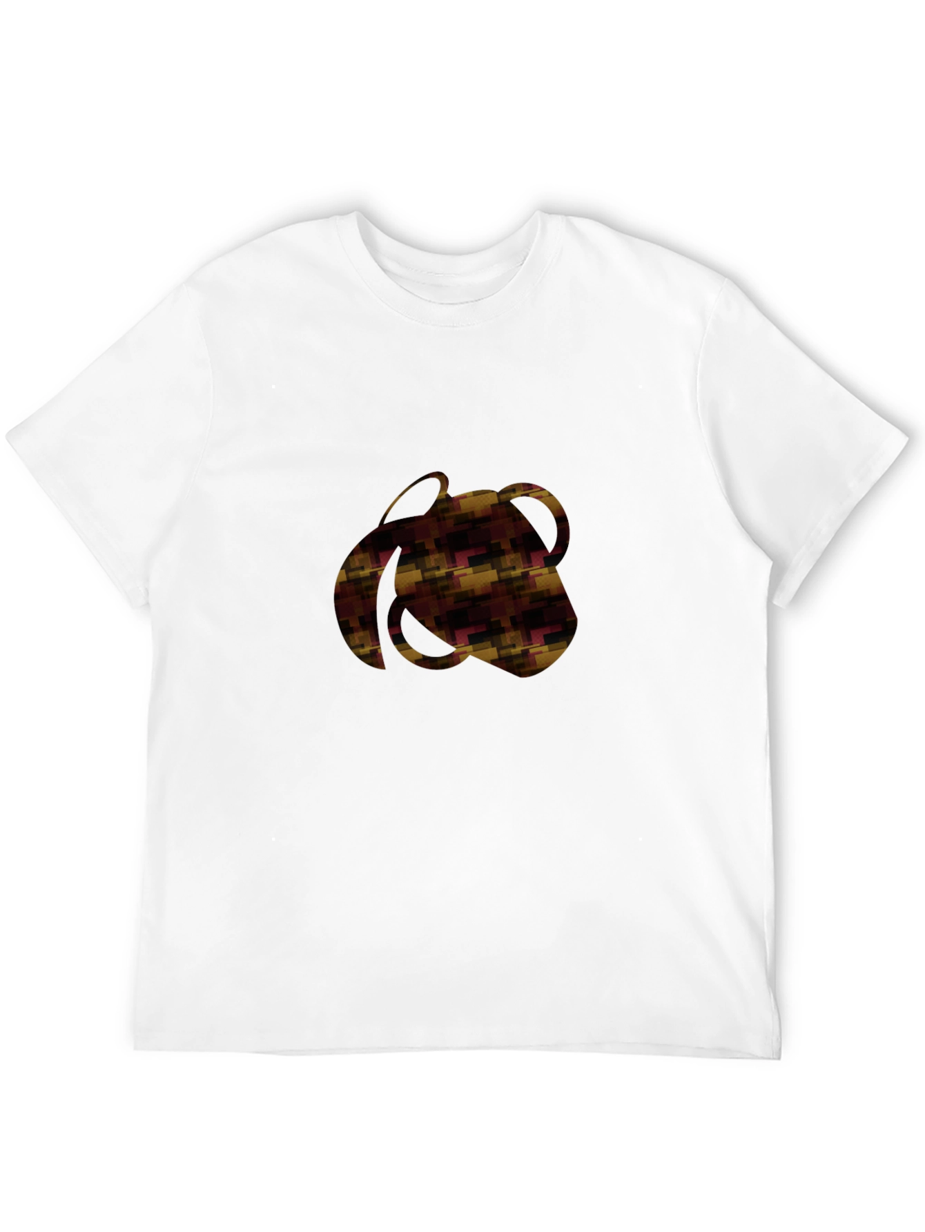 Abstract Pattern Black T-Shirt