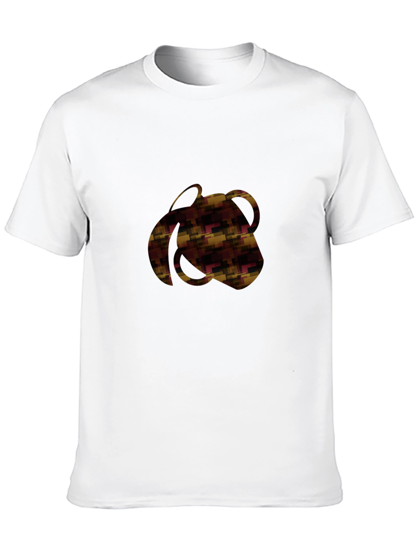 Abstract Pattern Black T-Shirt