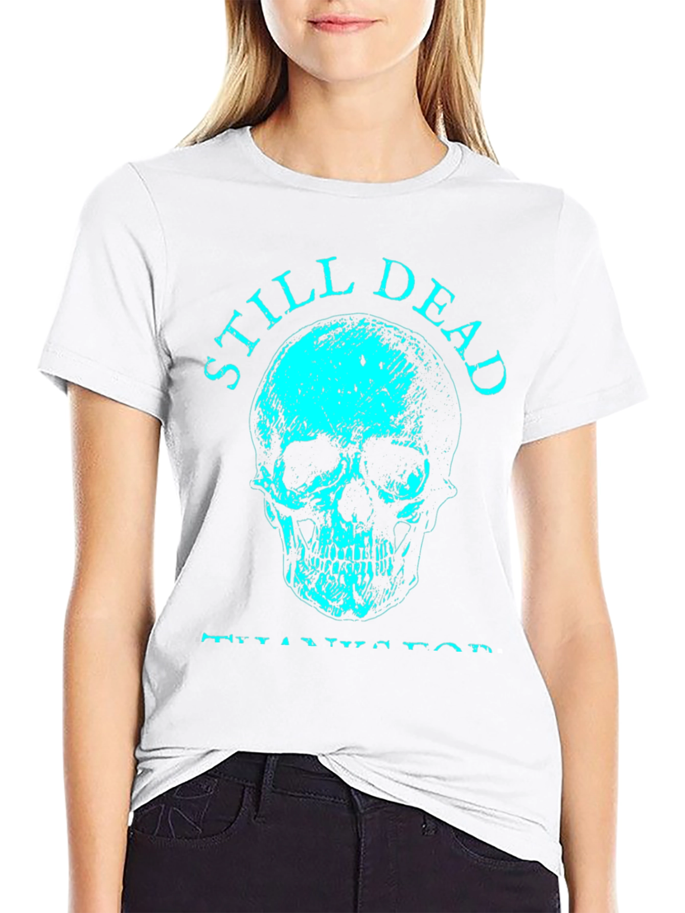 Still Dead Skeleton Graphic Tee - Mens
