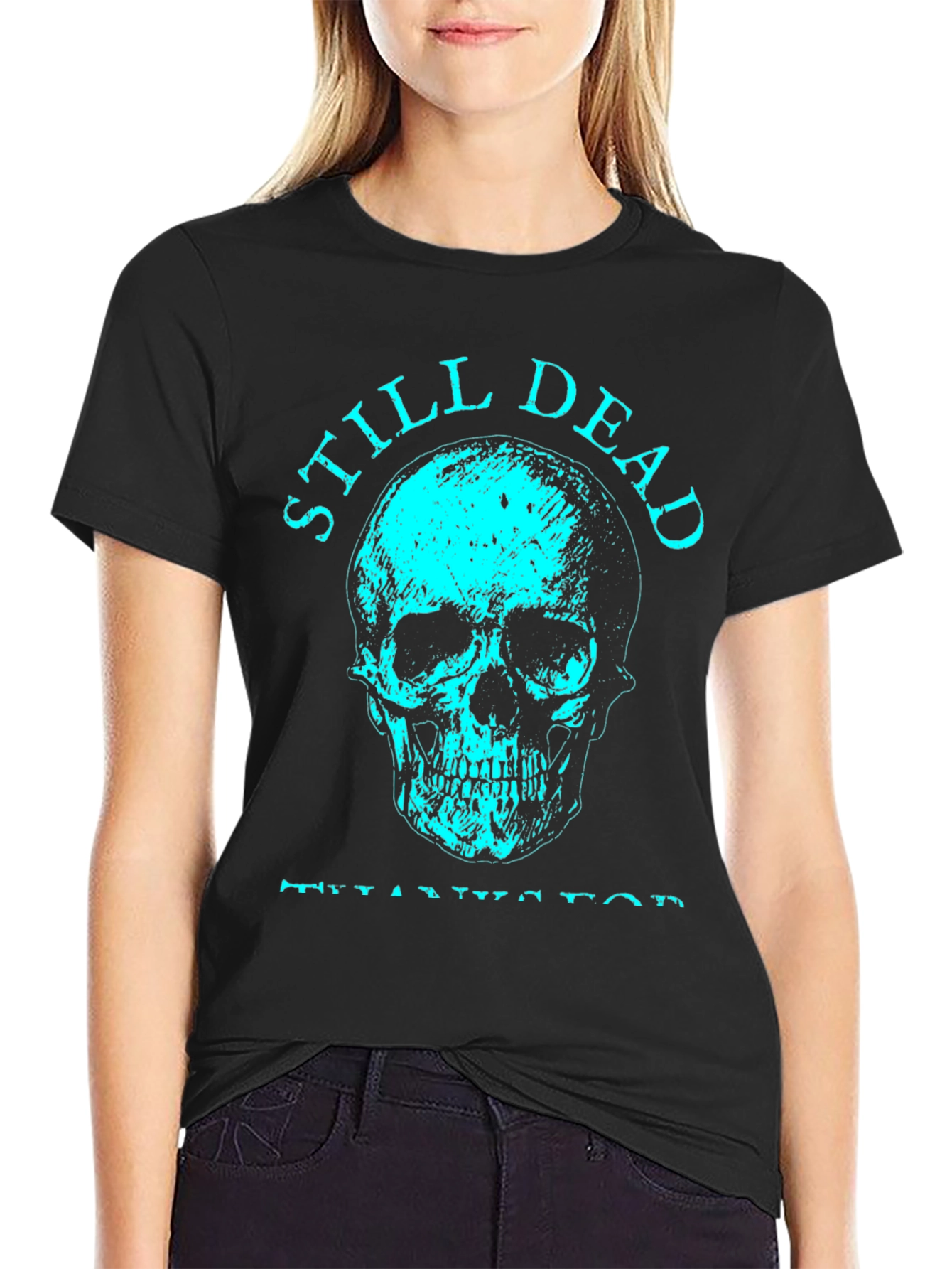 Still Dead Skeleton Graphic Tee - Mens