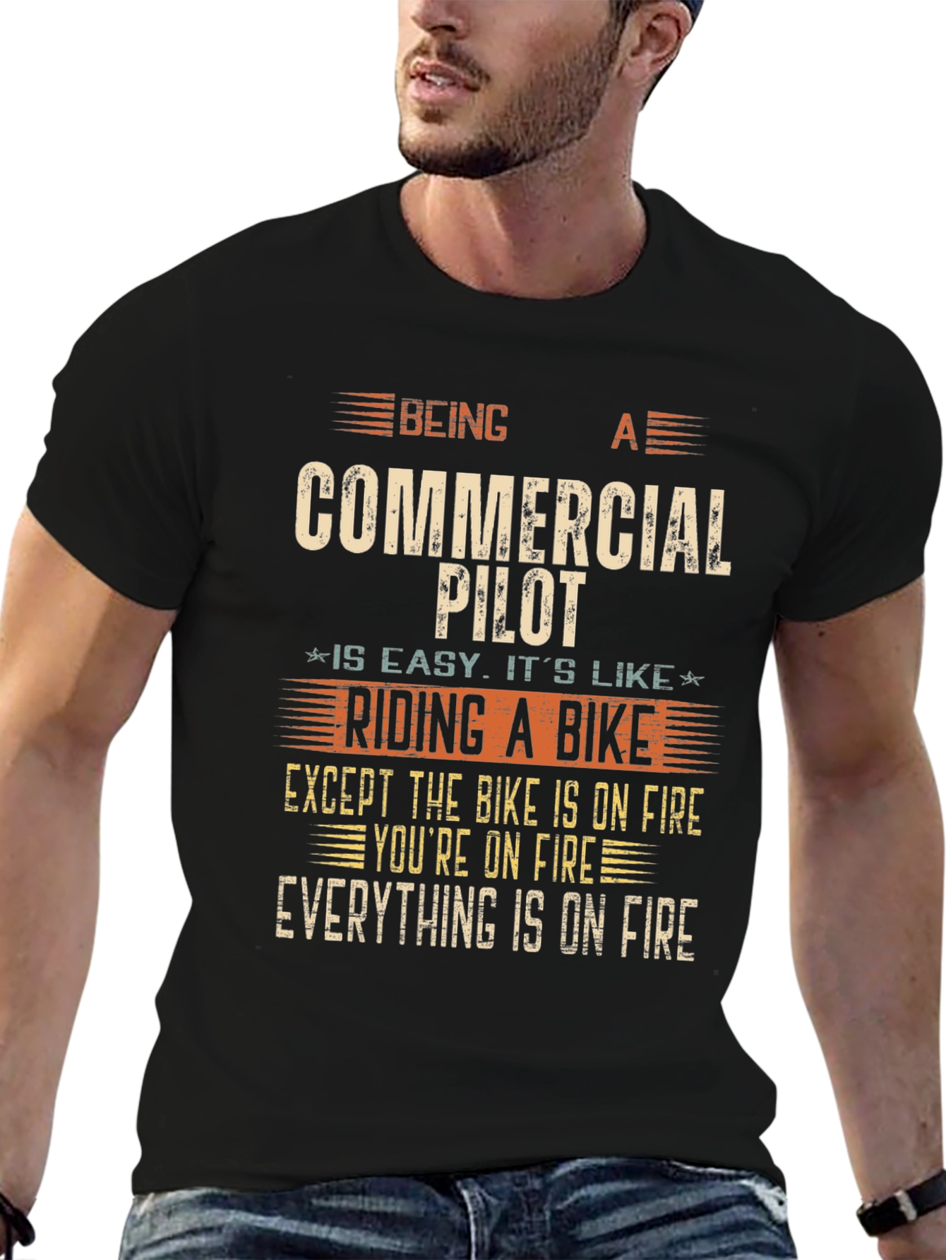Commercial Pilot Funny T-Shirt