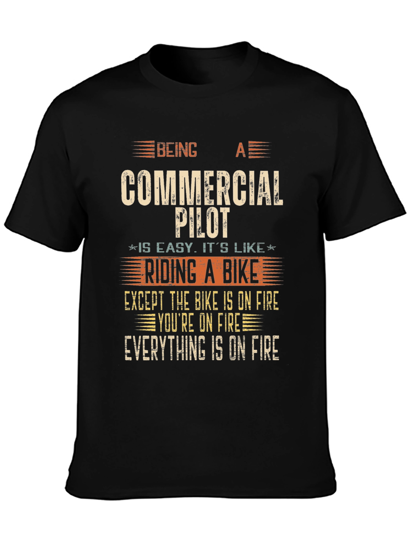 Commercial Pilot Funny T-Shirt