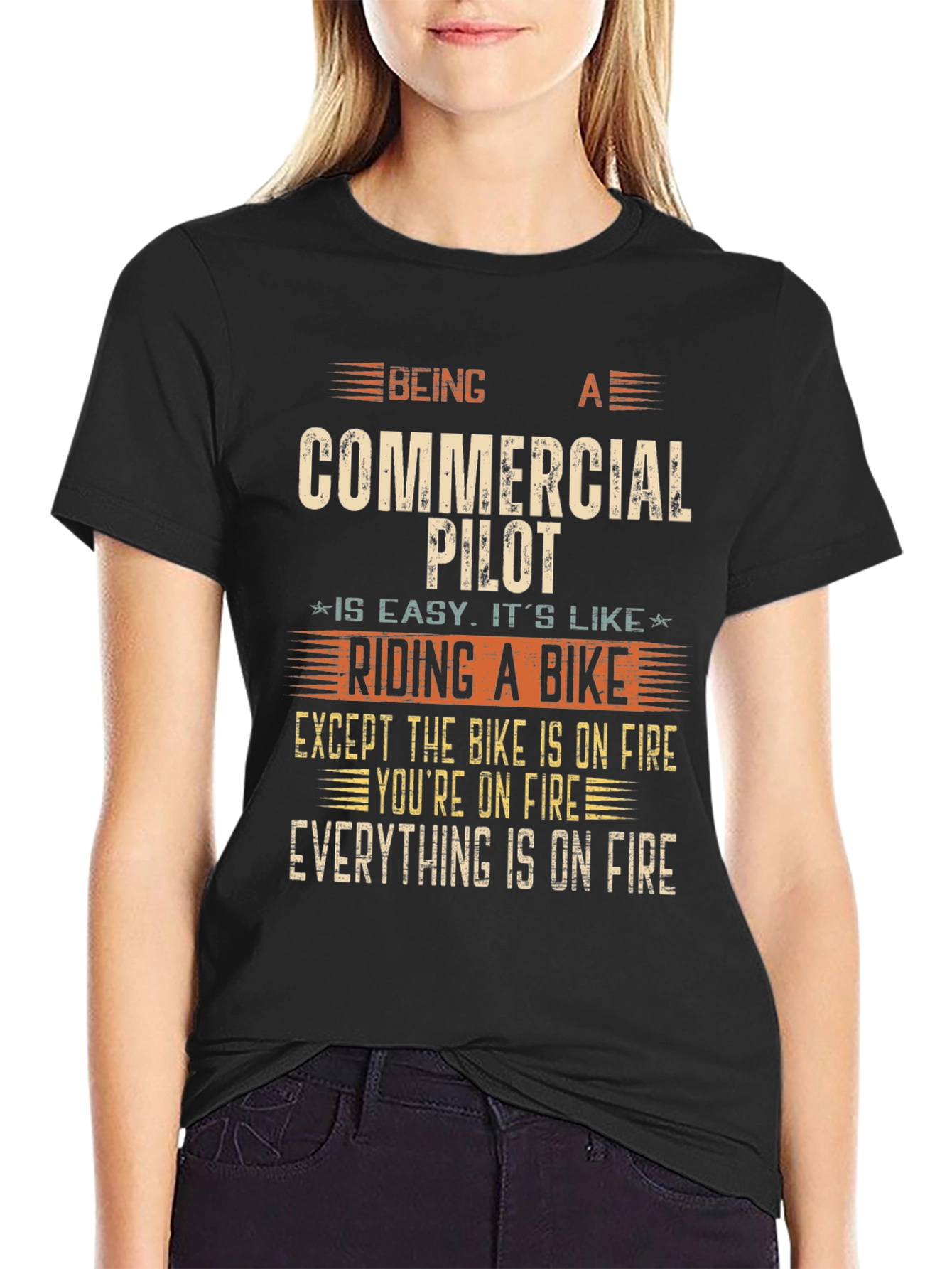 Commercial Pilot Funny T-Shirt
