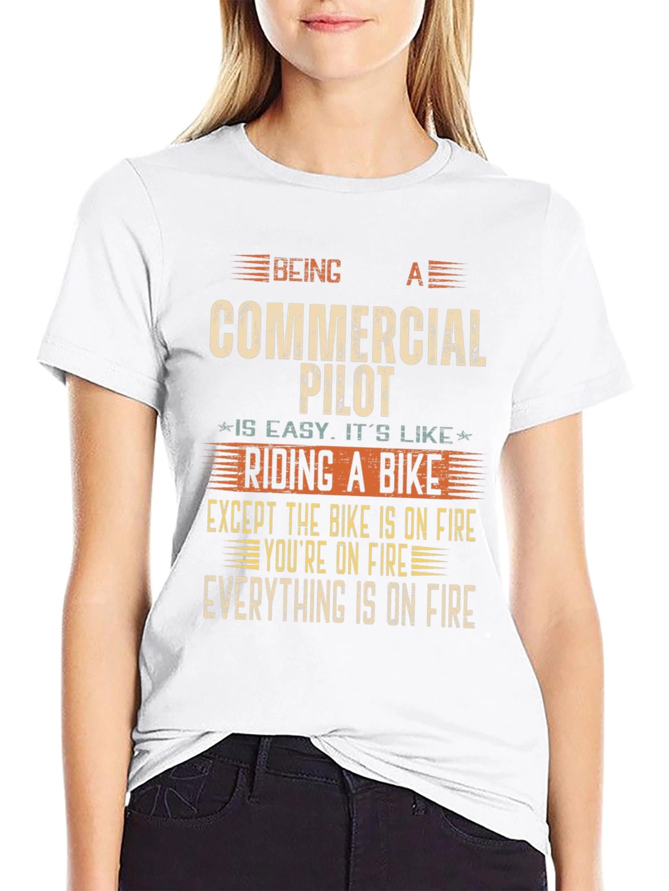 Commercial Pilot Funny T-Shirt
