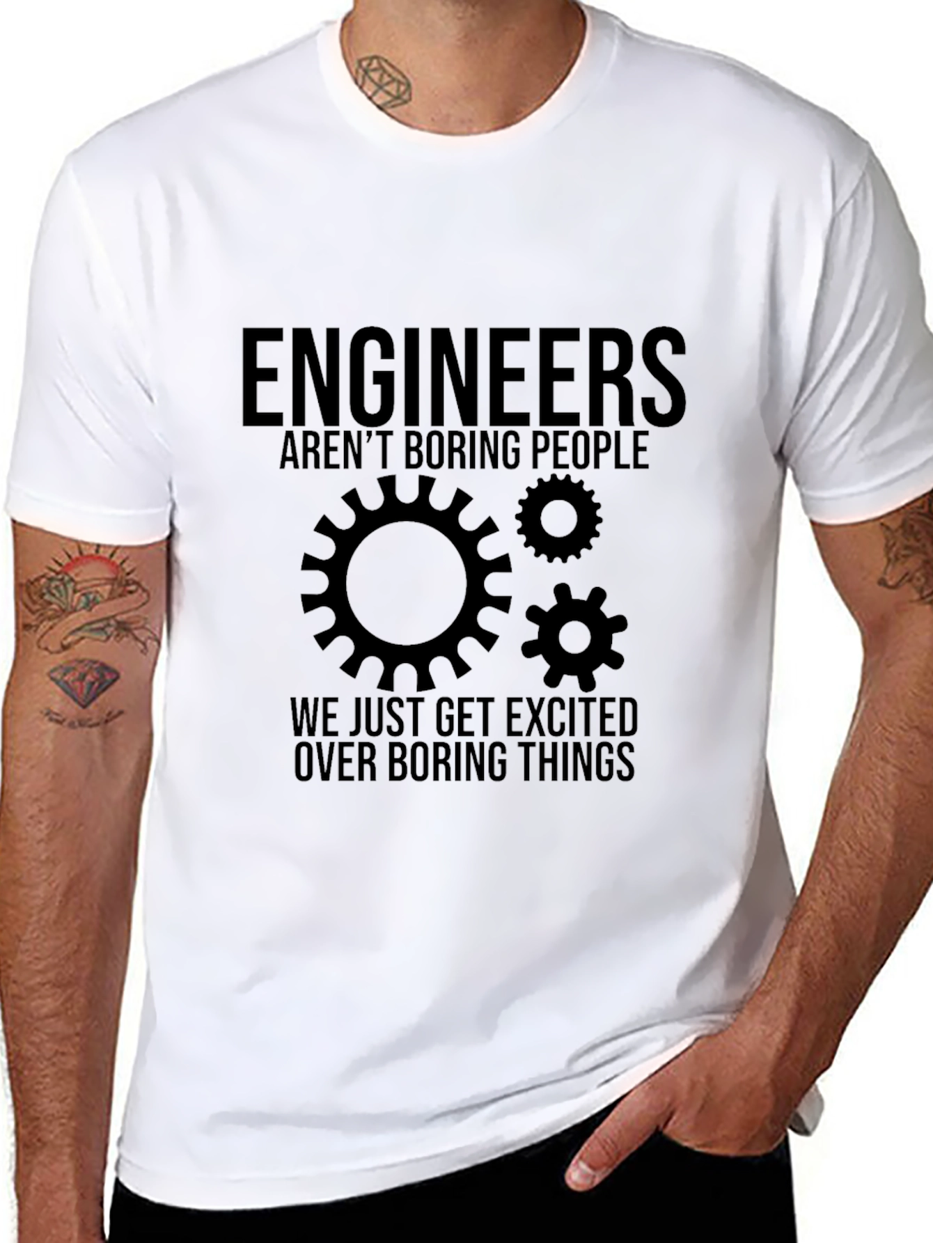 Engineers Arent Boring T-Shirt - Funny Gear Tee