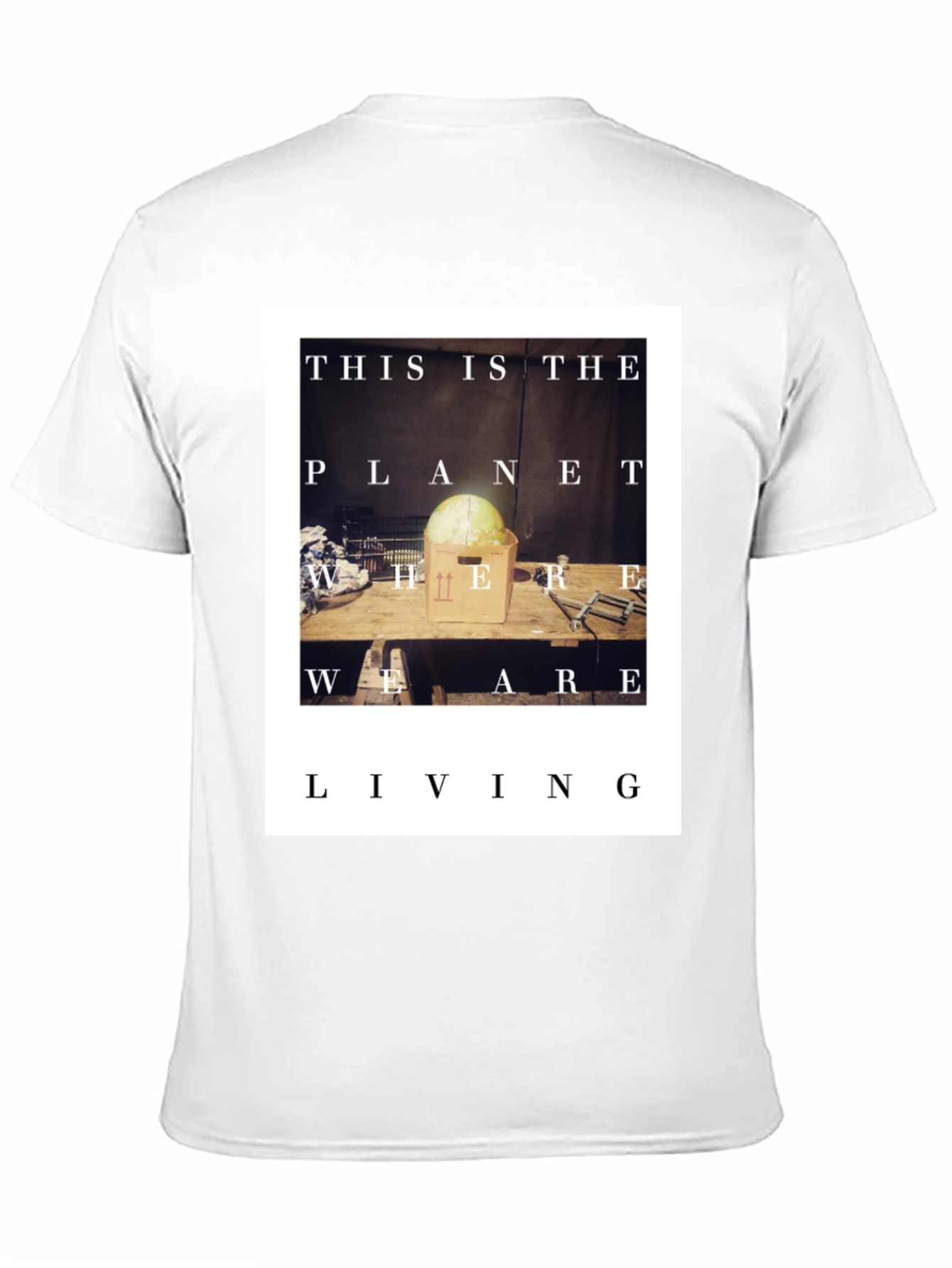Planet Where We Are Living Graphic Tee