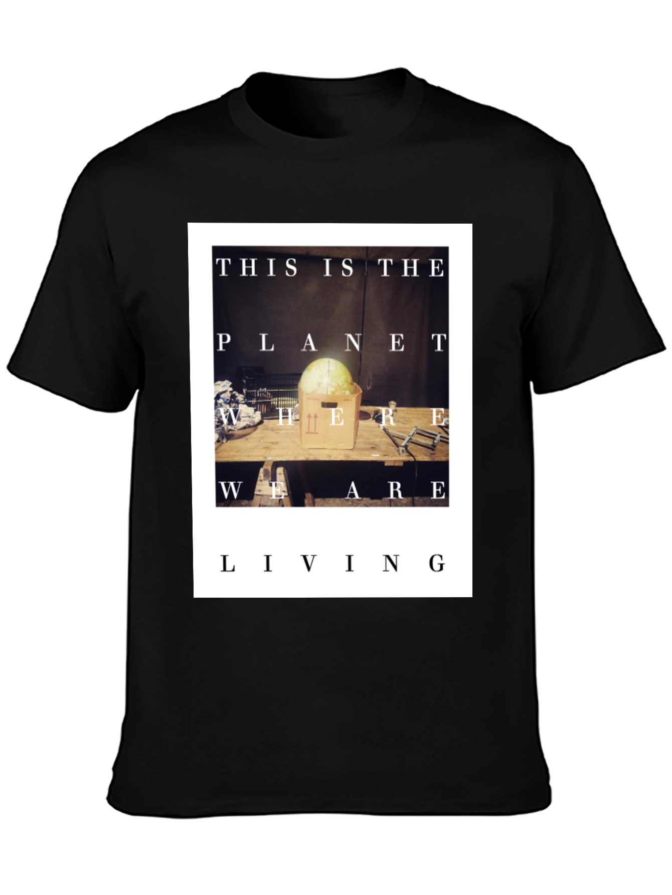 Planet Where We Are Living Graphic Tee