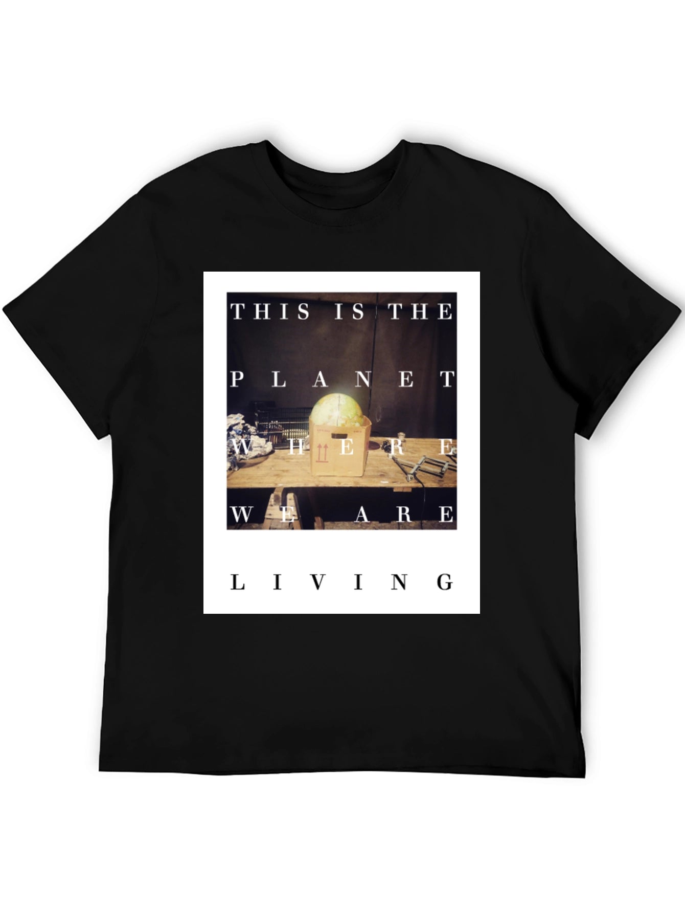 Planet Where We Are Living Graphic Tee