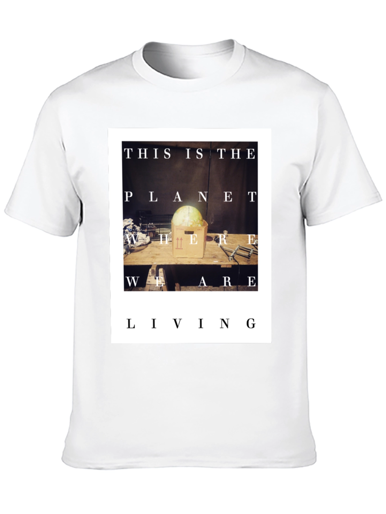 Planet Where We Are Living Graphic Tee