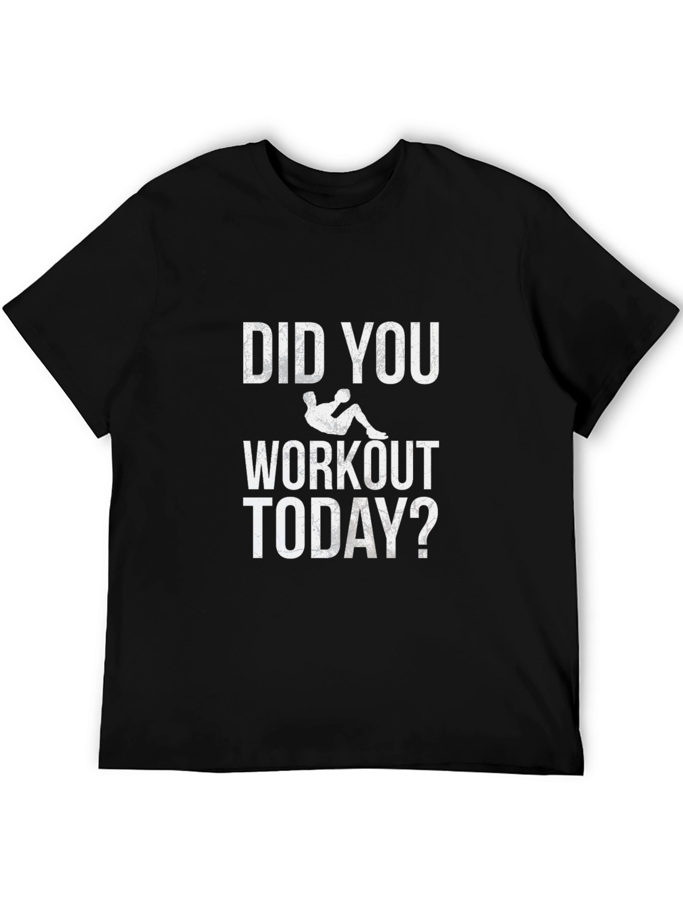 Workout Today Graphic Tee - Motivational Fitness Shirt
