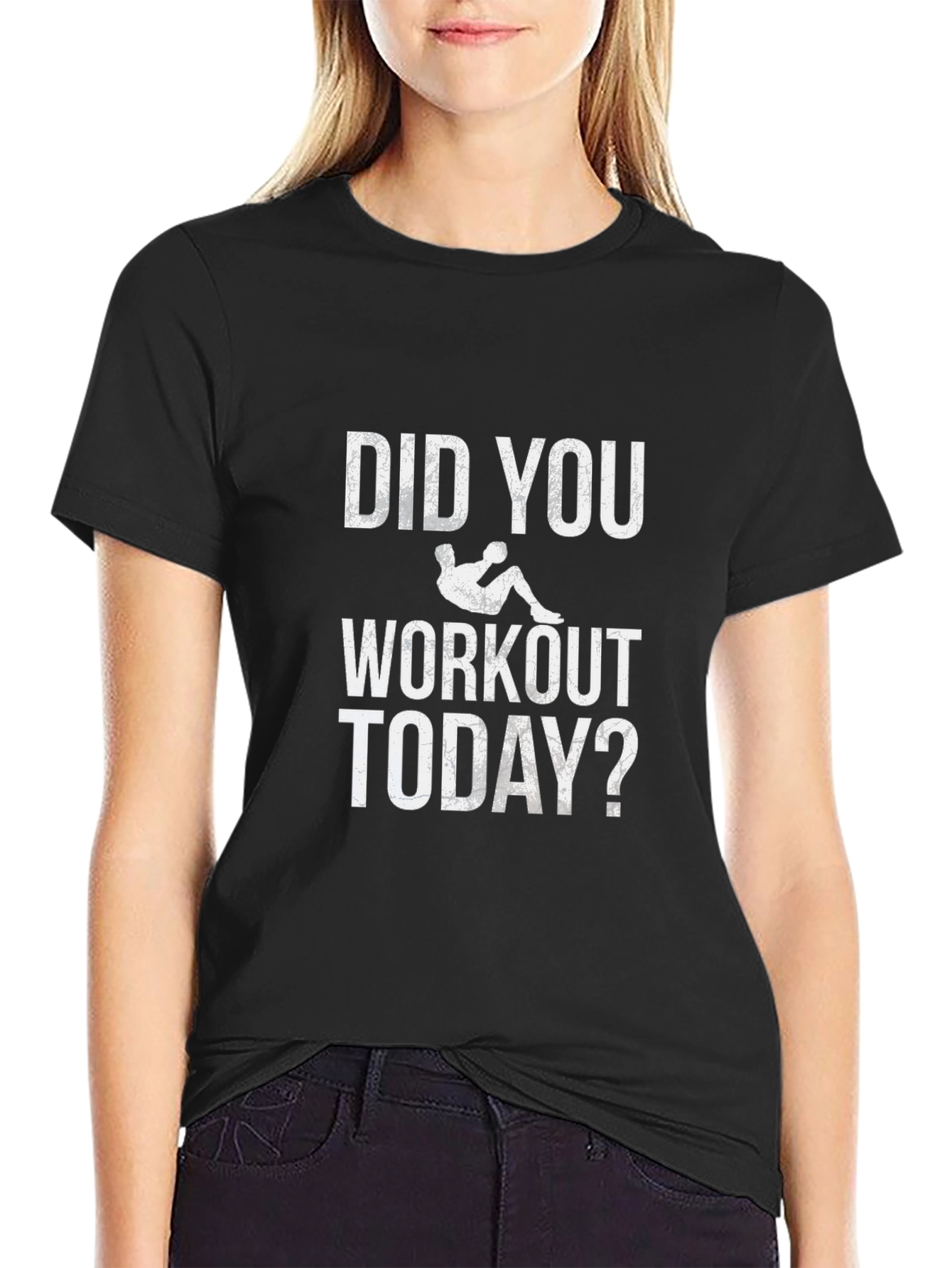 Workout Today Graphic Tee - Motivational Fitness Shirt
