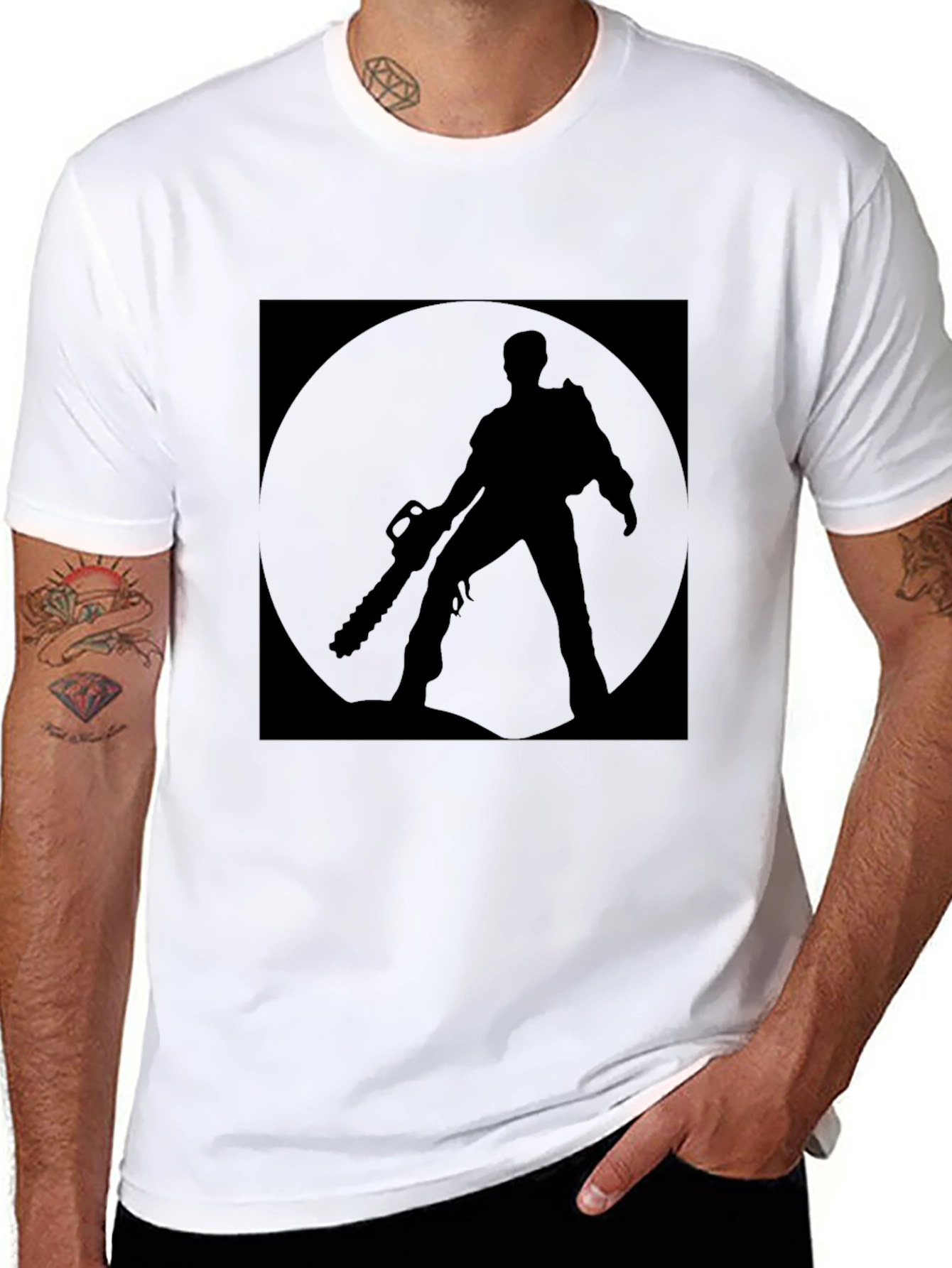 Evil Dead T-Shirt: Ash Silhouette
