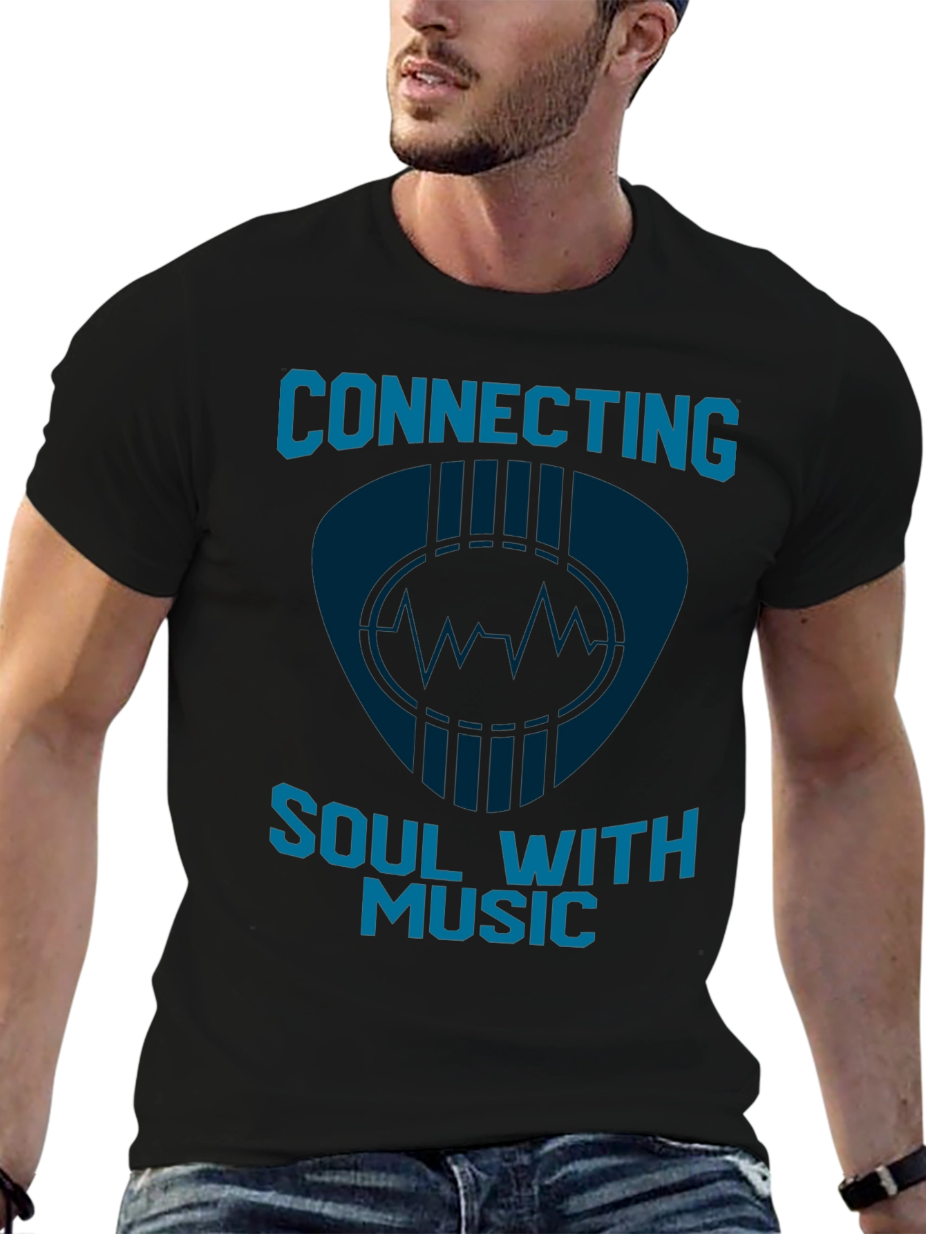 Connecting Soul With Music Graphic T-Shirt