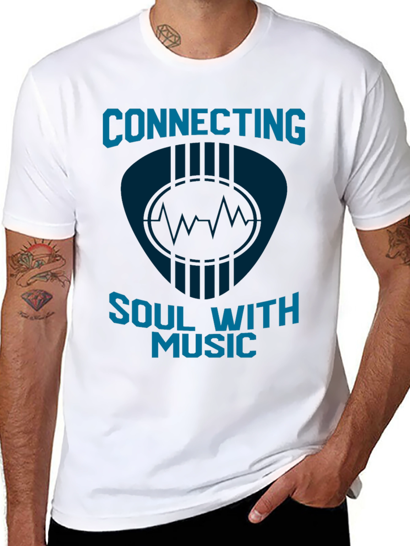 Connecting Soul With Music Graphic T-Shirt