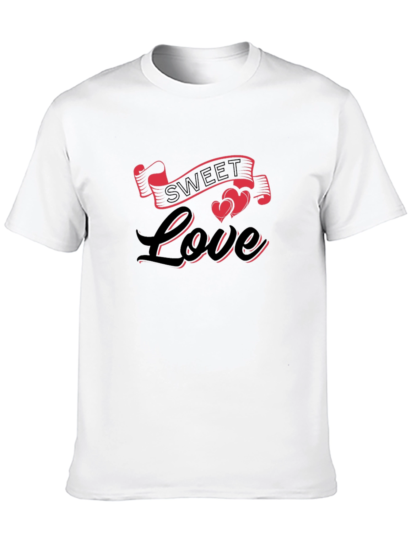 Sweet Love Graphic Tee - Black