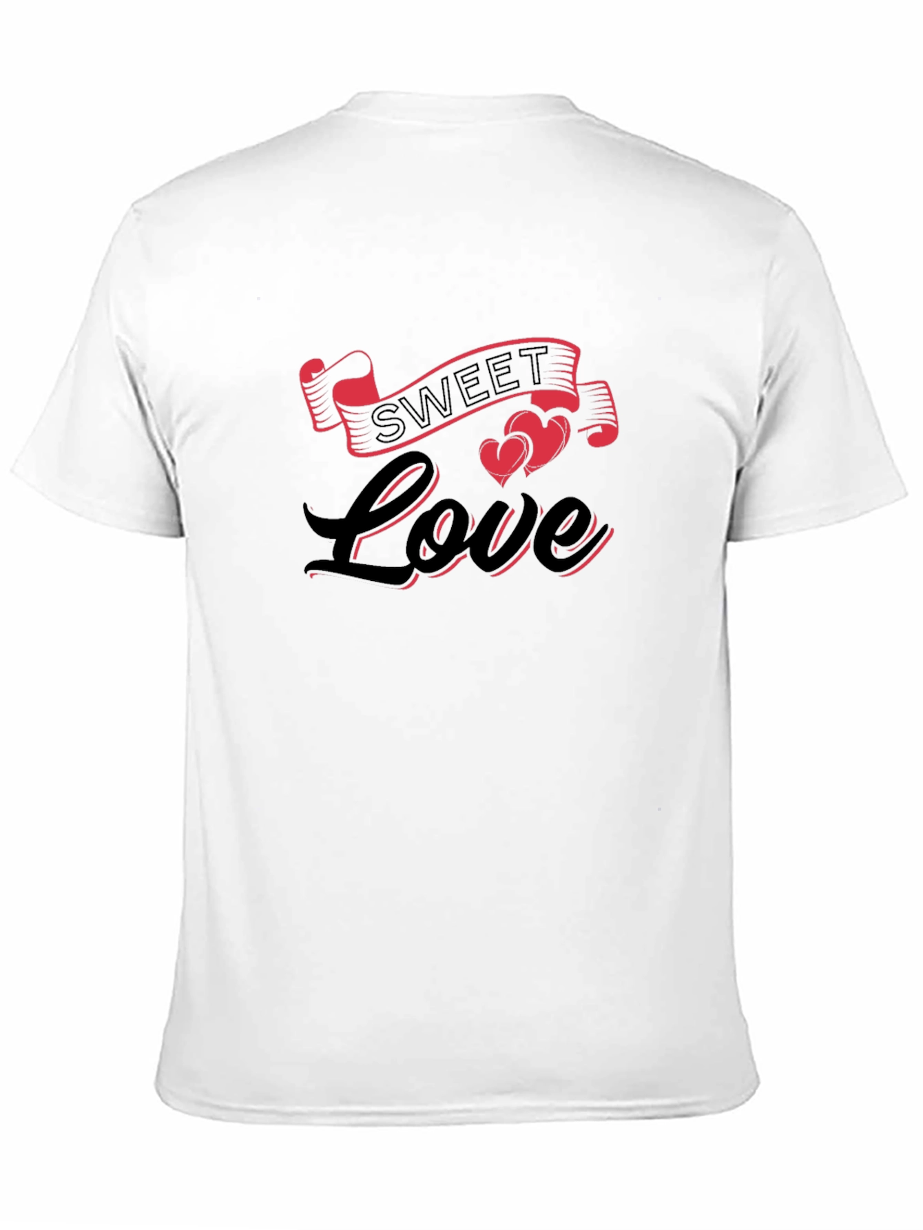 Sweet Love Graphic Tee - Black