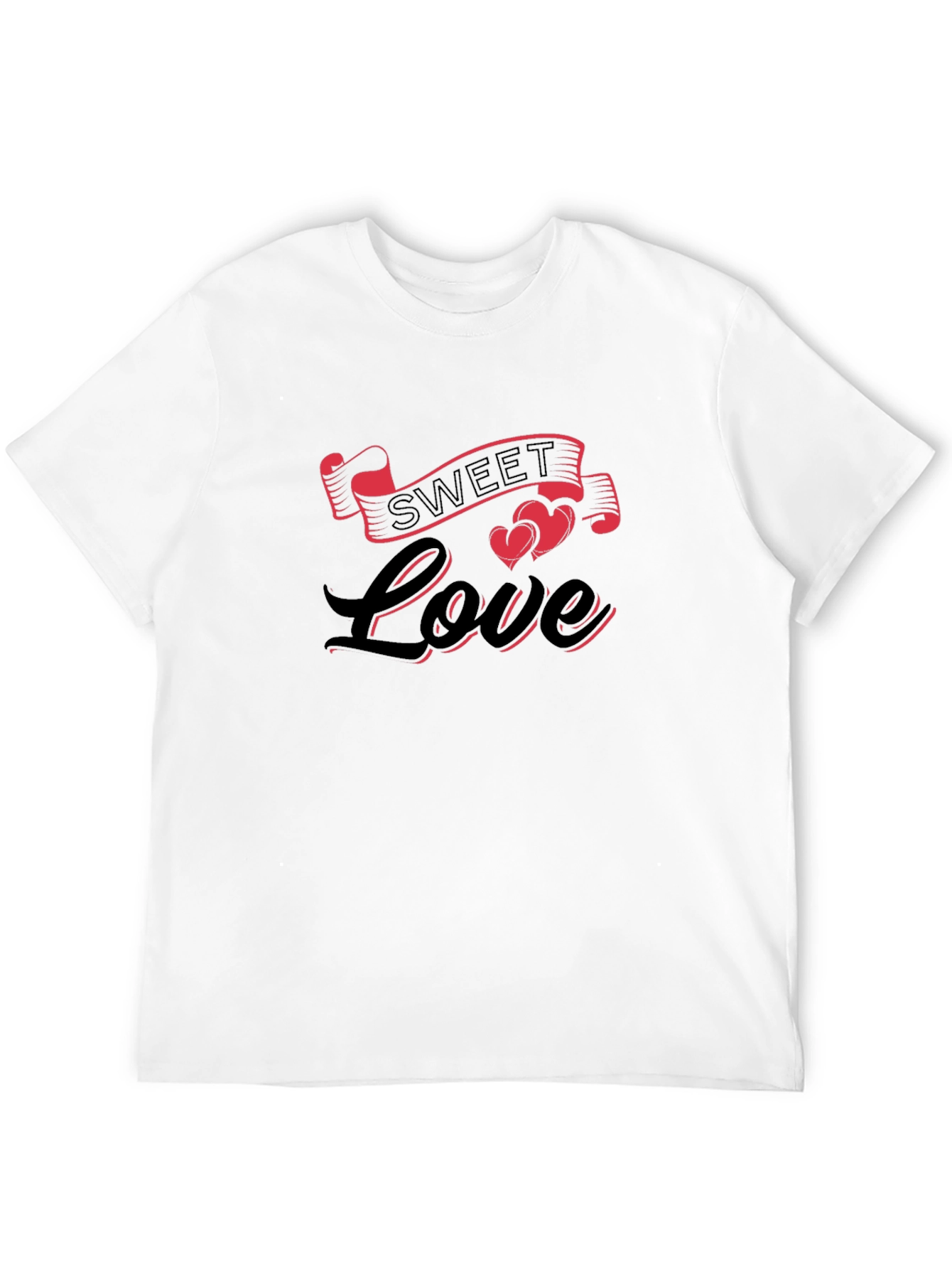 Sweet Love Graphic Tee - Black