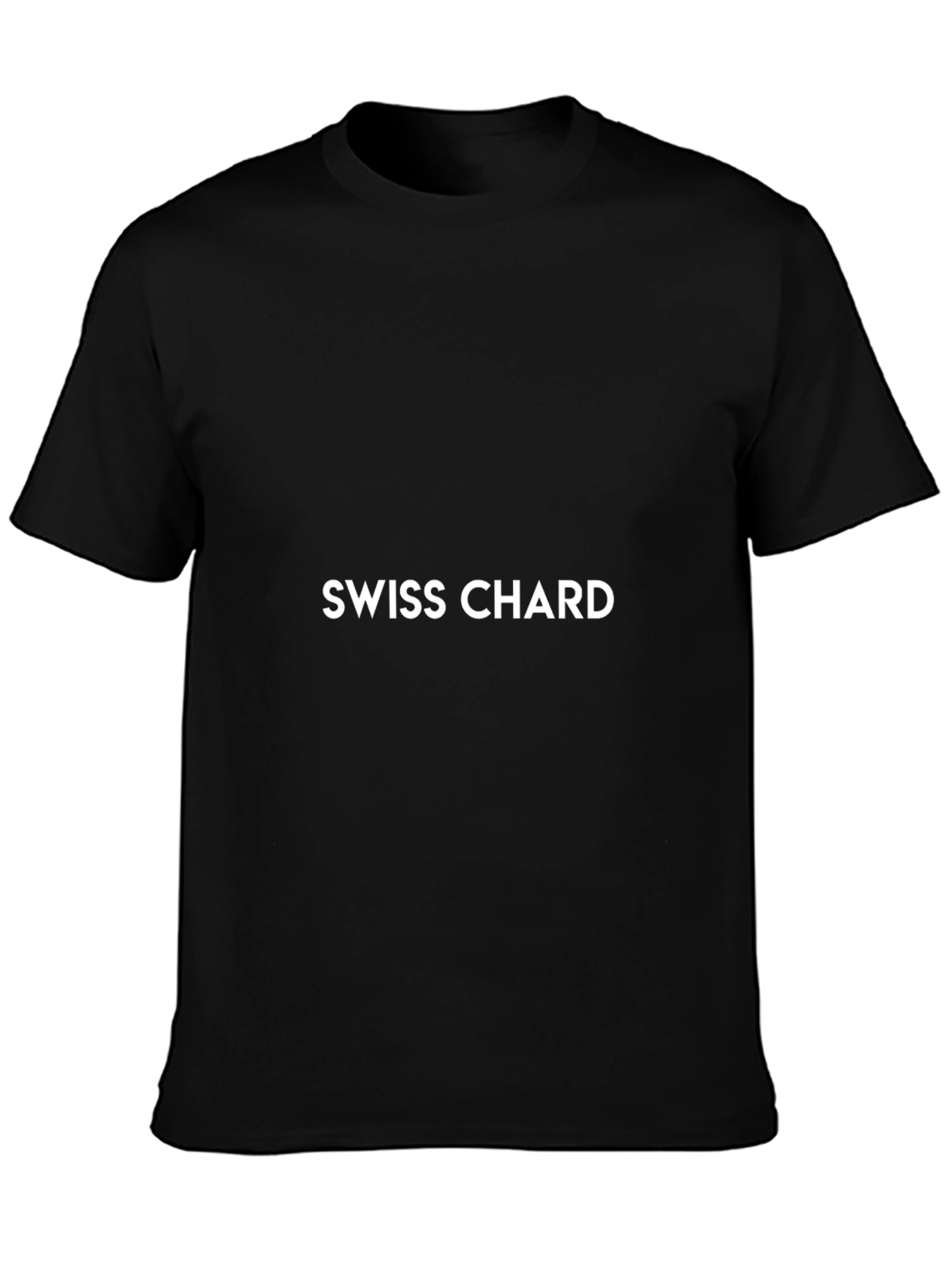 Swiss Chard Black Graphic T-Shirt
