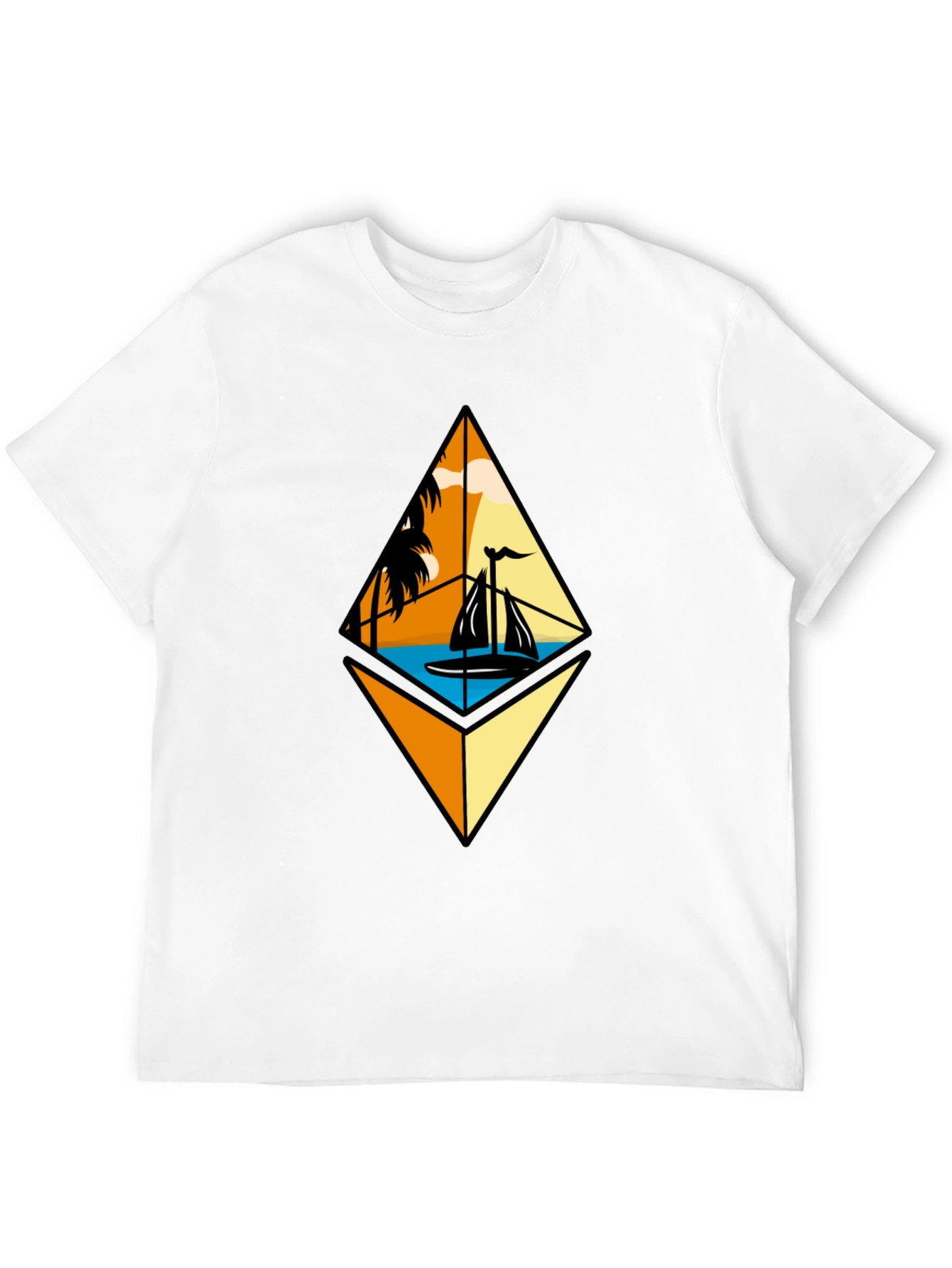 Tropical Sailboat Tee