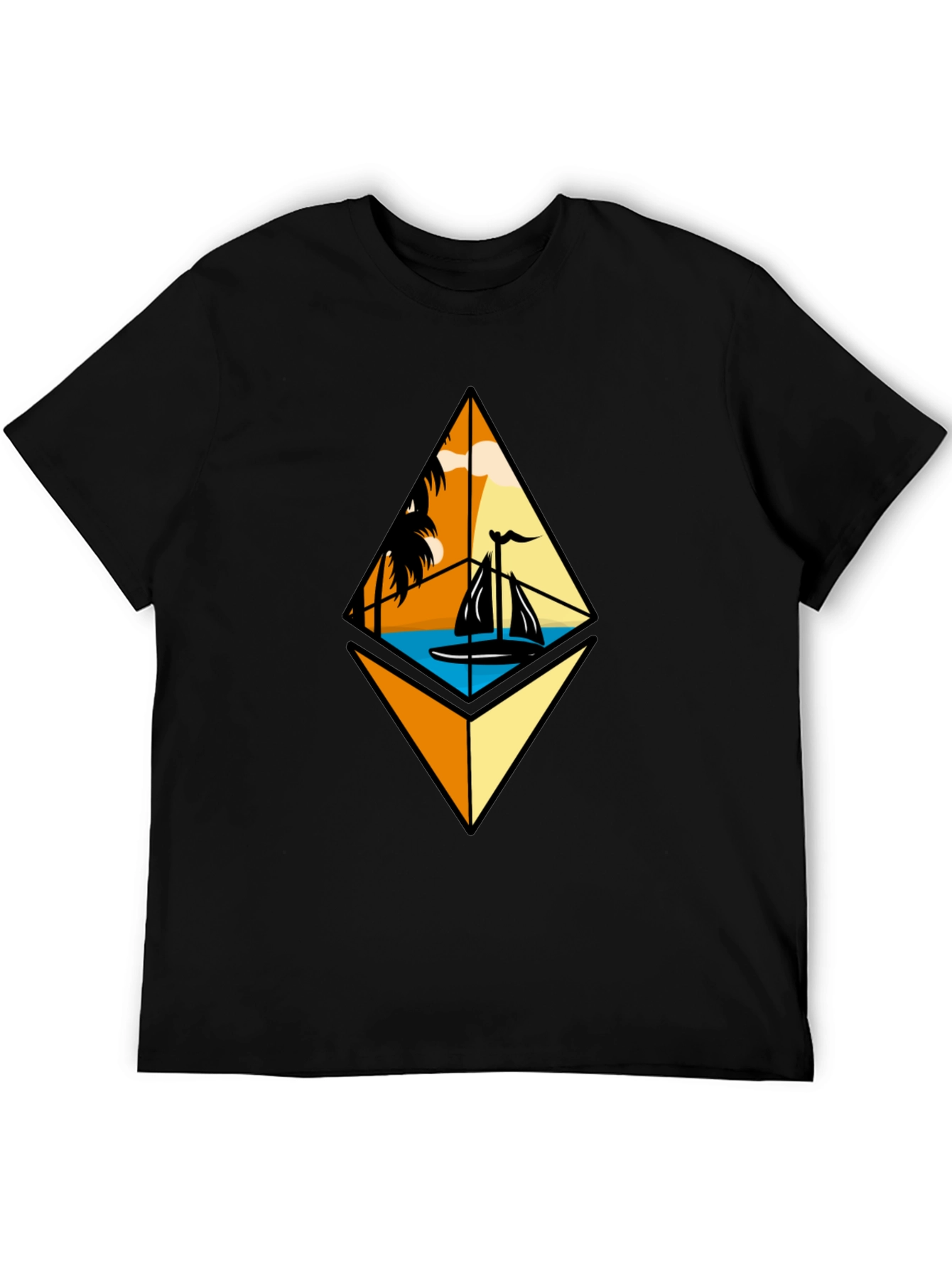 Tropical Sailboat Tee