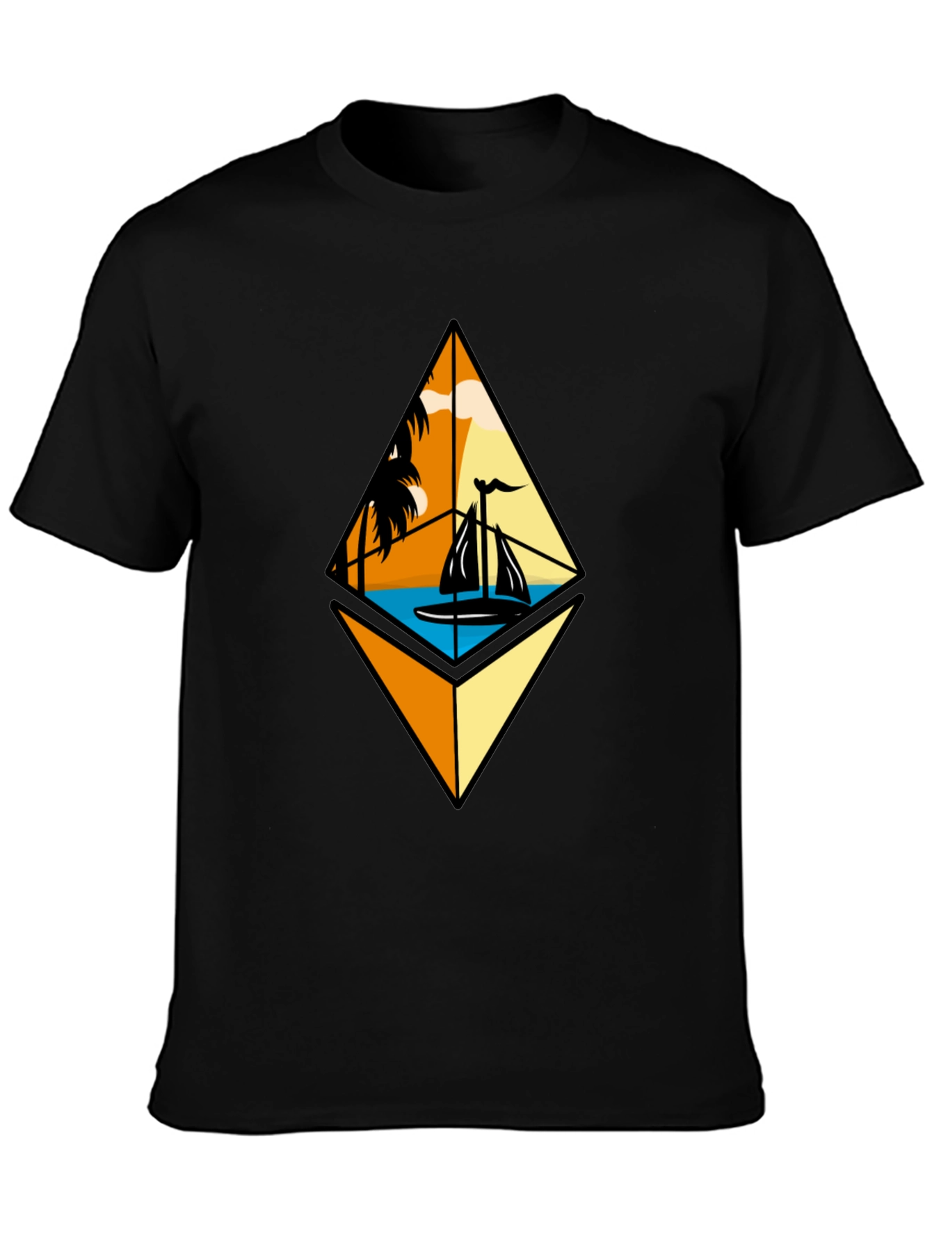 Tropical Sailboat Tee