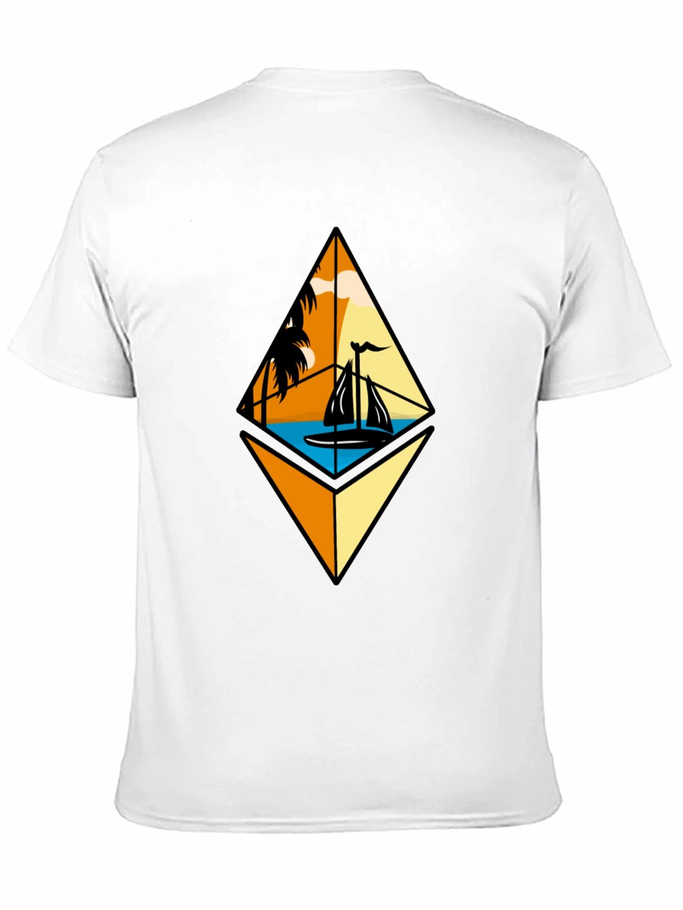 Tropical Sailboat Tee