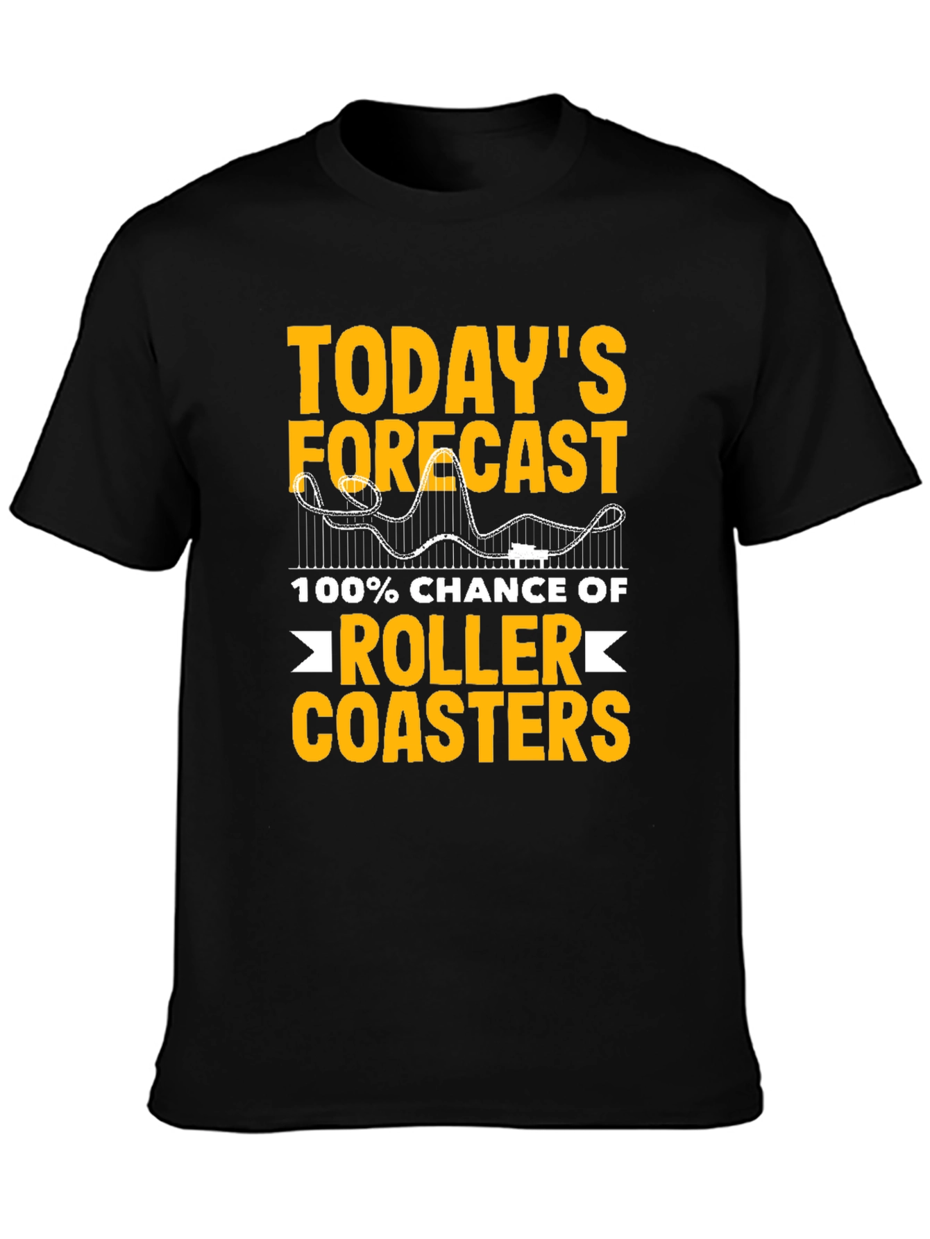 Roller Coaster Forecast T-Shirt