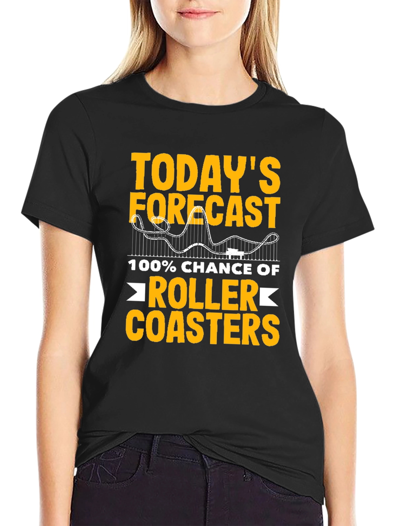 Roller Coaster Forecast T-Shirt